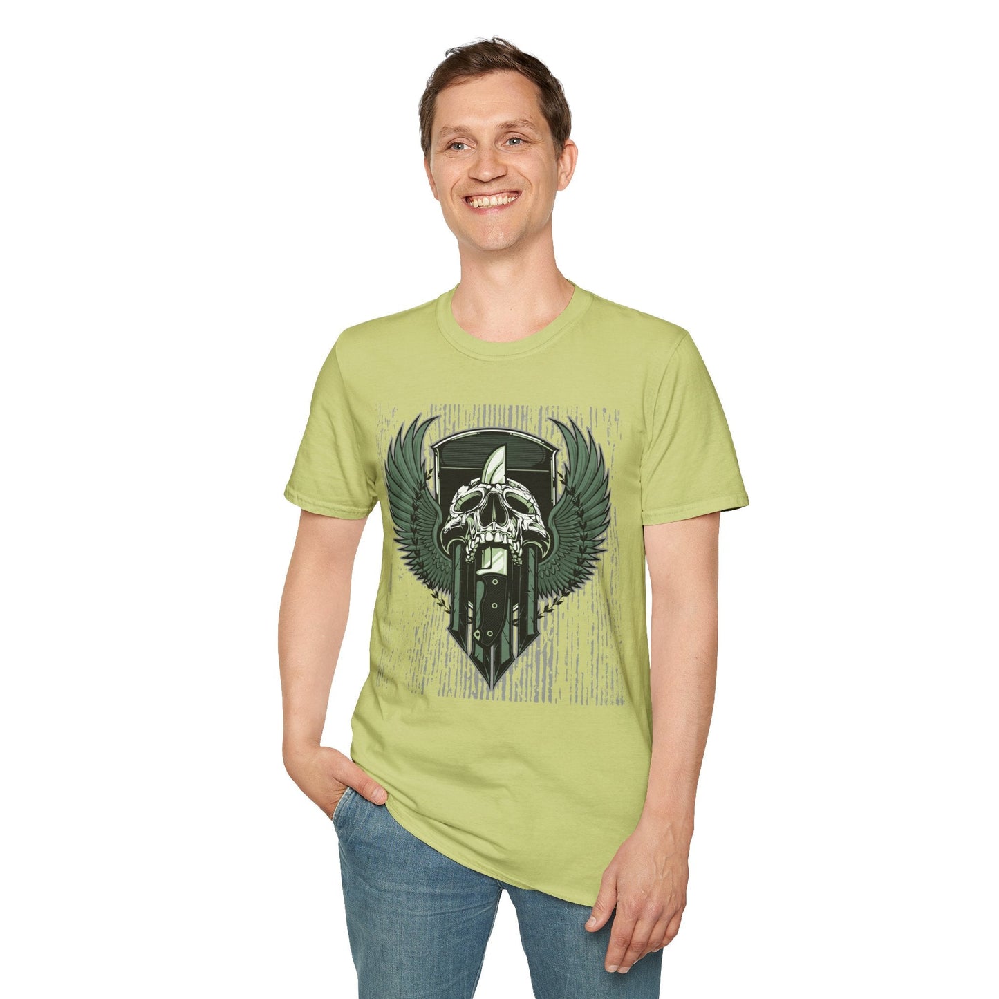 Art Graphic T Shirt Unisex Softstyle Gildan 64000 Cotton Tee With Graphic Design