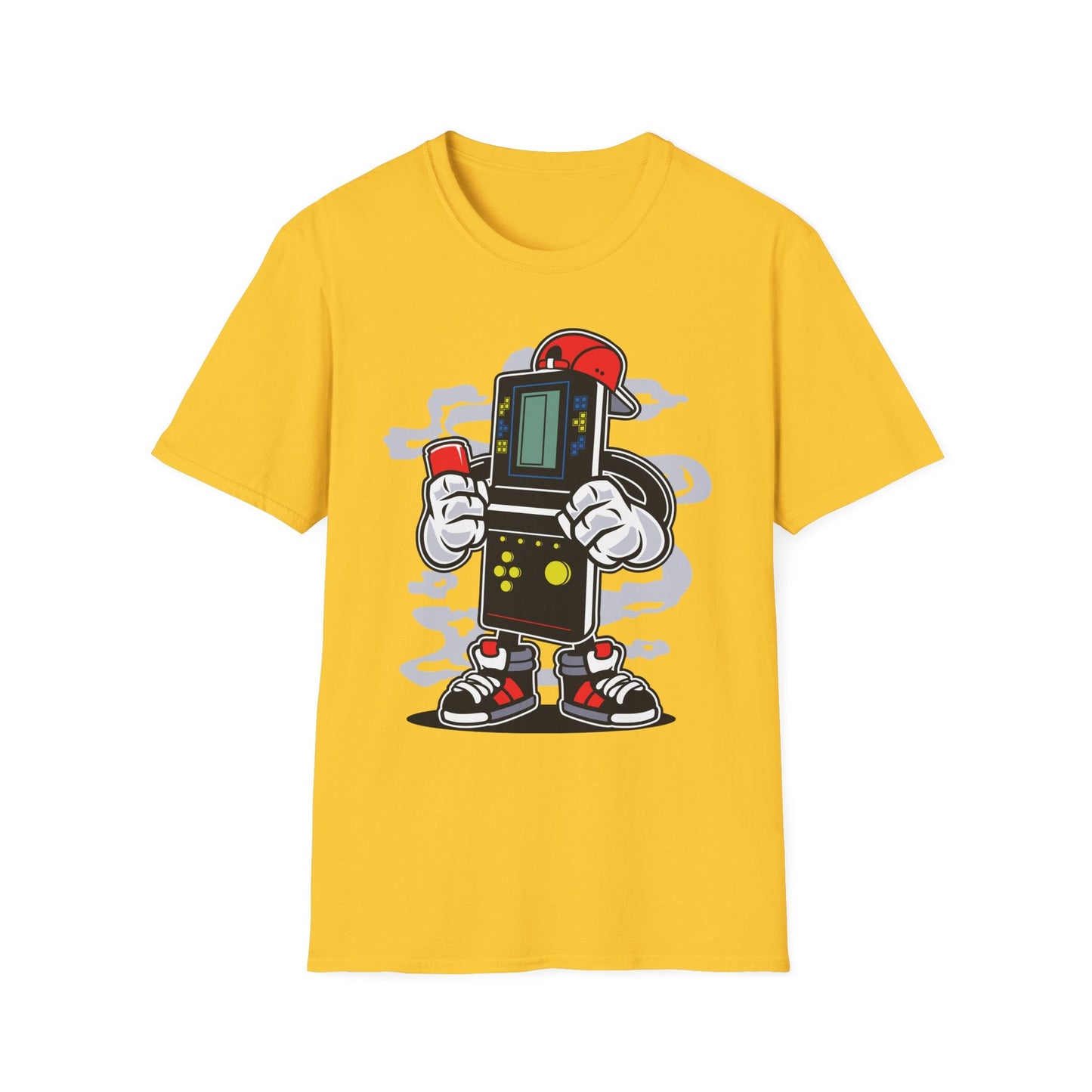 Cartoon T Shirt Animation Funny Unisex Softstyle 100 Percent Ring Spun Cotton Tee