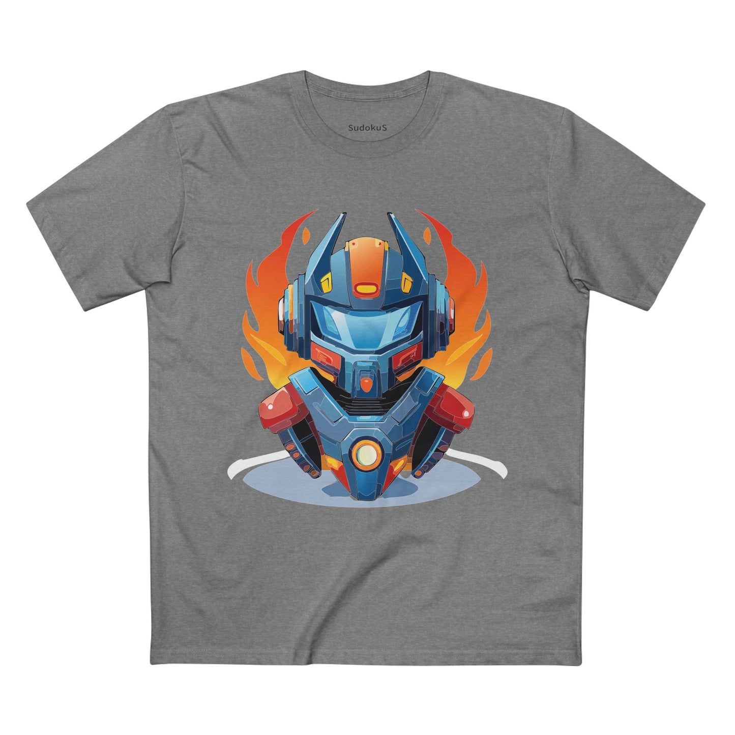 Cyborg Robot Graphic Unisex 100 Cotton Staple Tee 6
