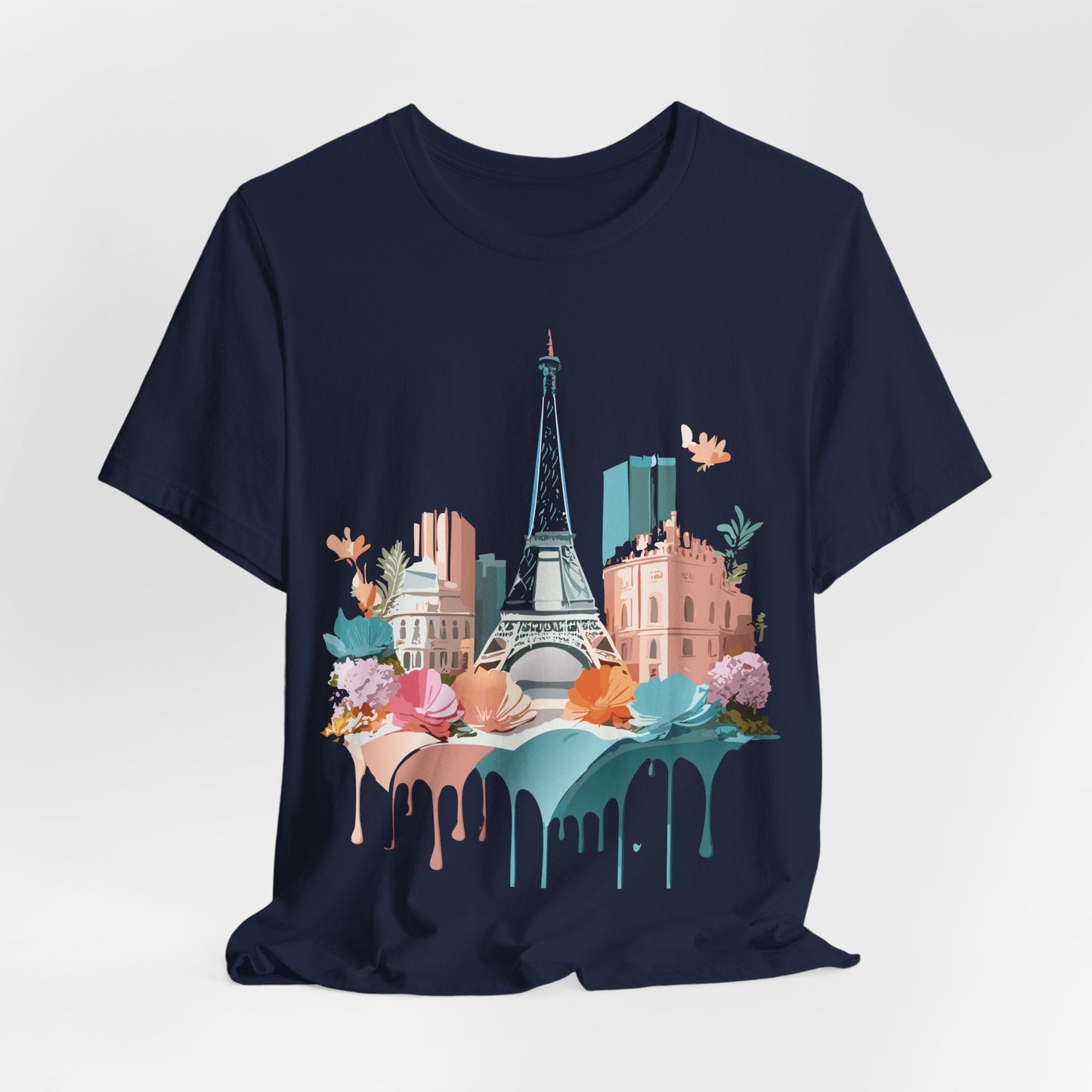 Paris Tourist Shirt Unisex Graphic Tee With Vintage Inspired Artwork By Adelpha Collection