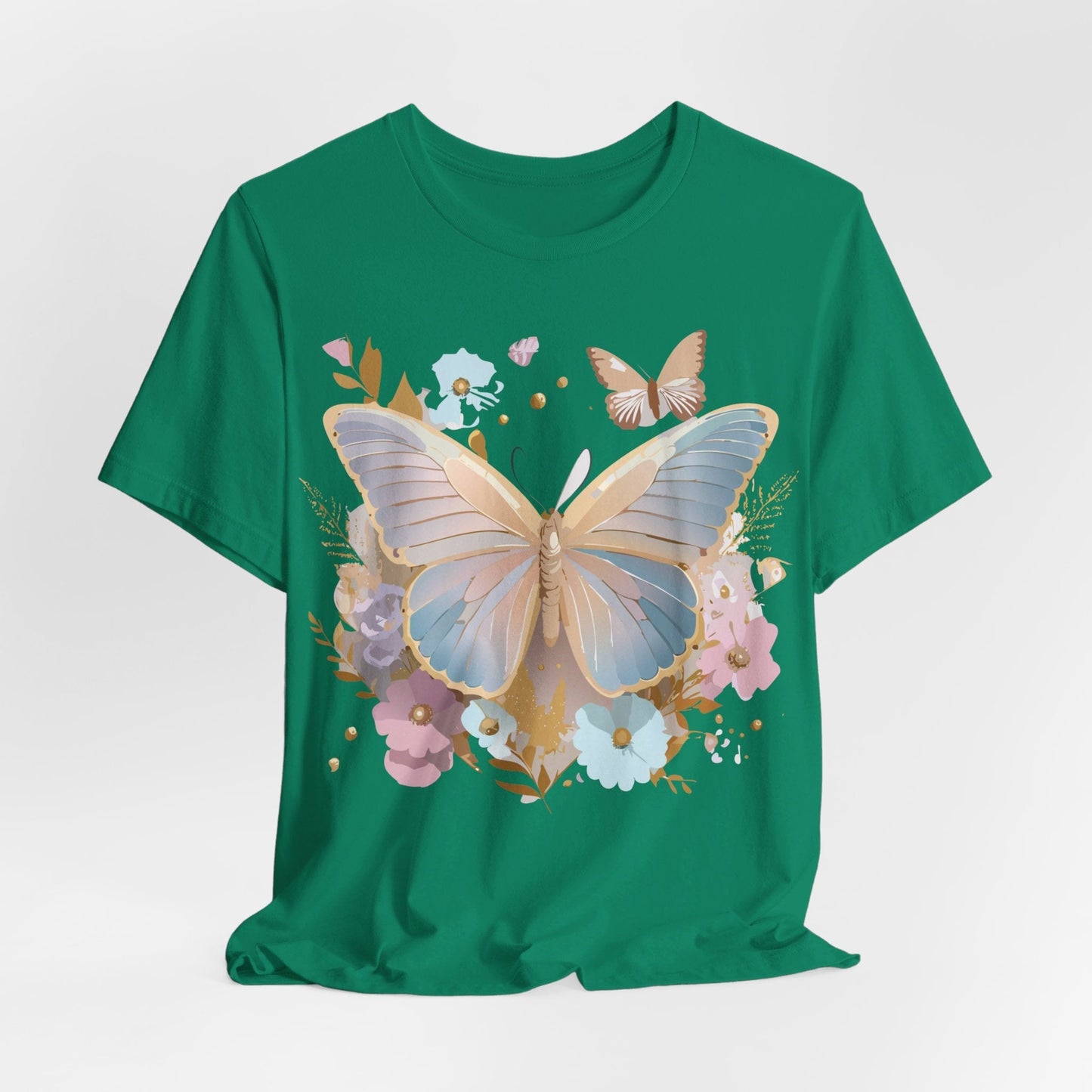 Butterfly Graphic T Shirt Unisex Vintage Artwork Tee By Adelpha