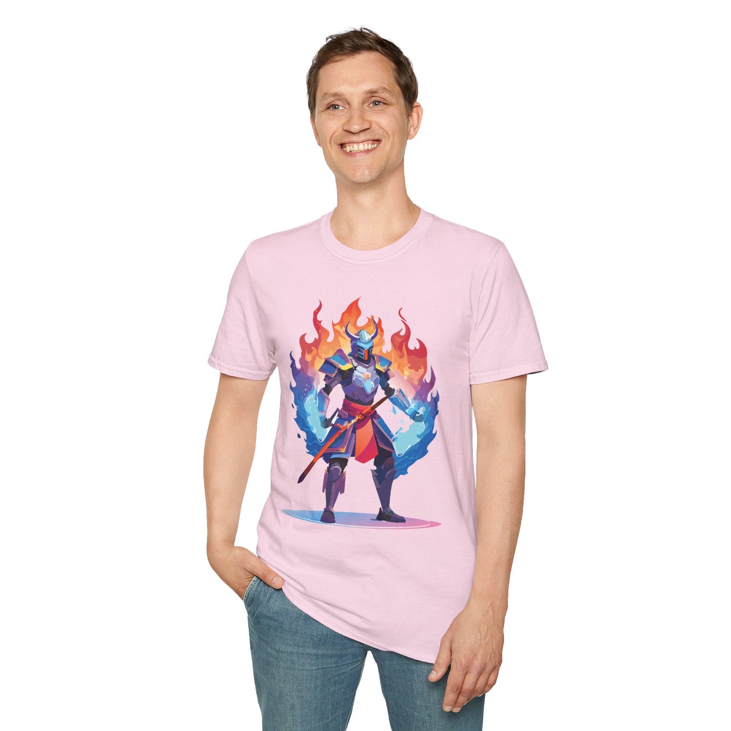 Samurai Shirt Unisex Gildan Softstyle 64000 Tee 100 Percent Cotton Comfortable Tee