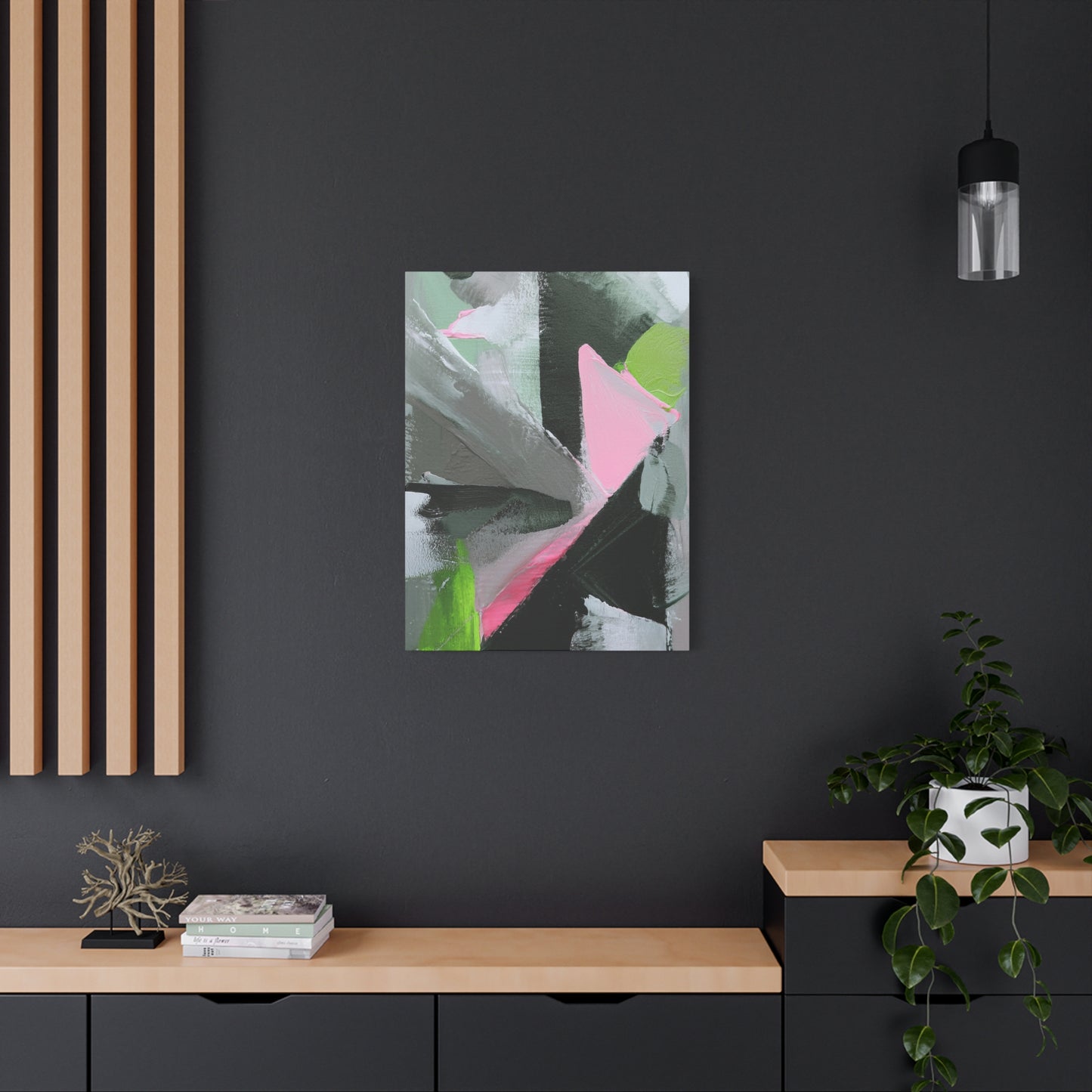 Abstract Geometric Painting Print Canvas 20x24,20x30,24x30 24x32,24x36,30x40 32x48,36x48,40x60 Pine-Wood Inner Frame ABS-41