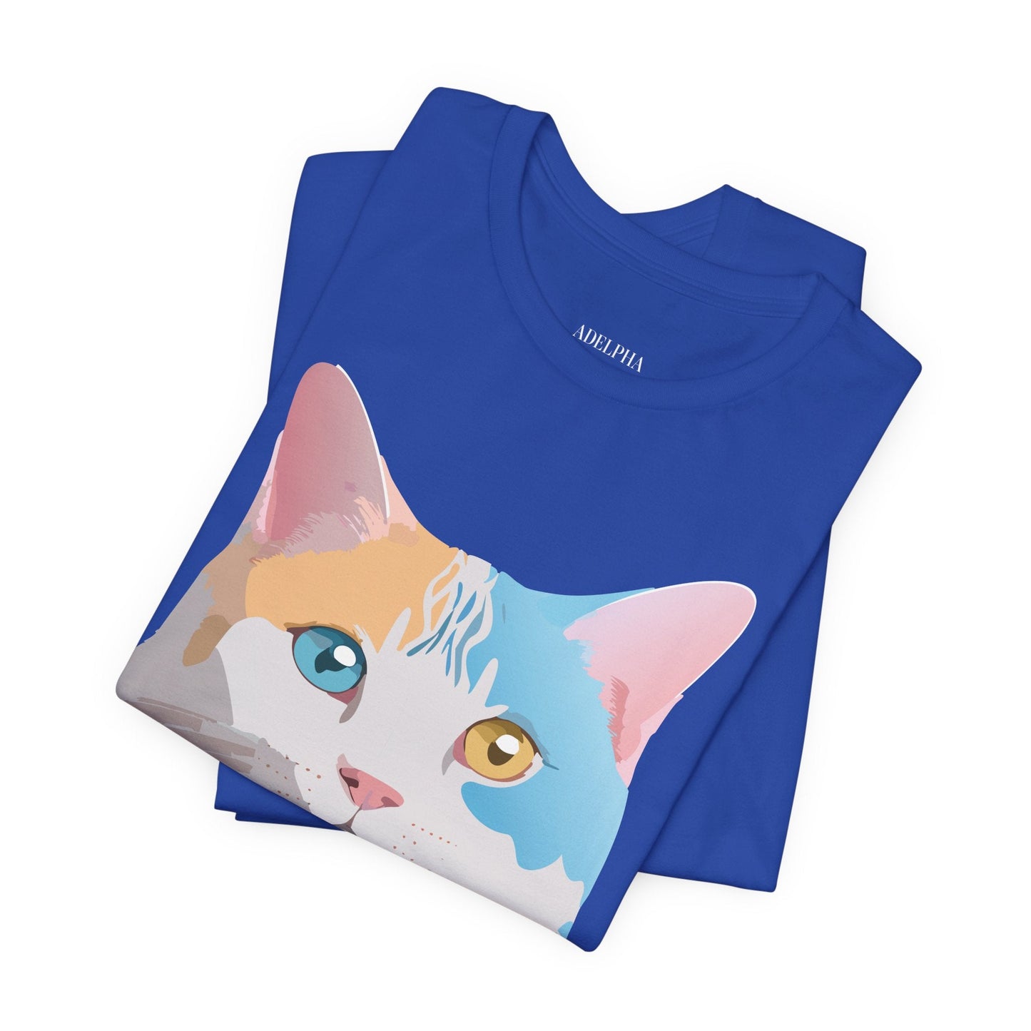 Unisex Cat Shirt Graphic Tee With Vintage Adelpha Art Design