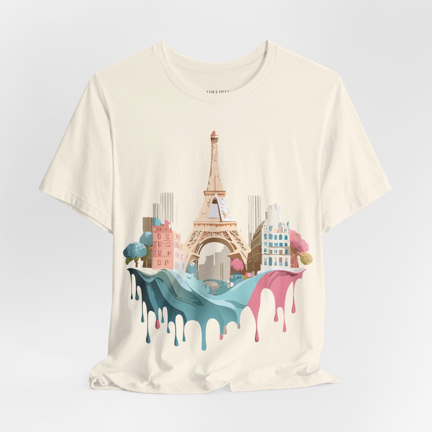 Paris Tourist Shirt Unisex Graphic Tee With Vintage Inspired Artwork Adelpha Art Design