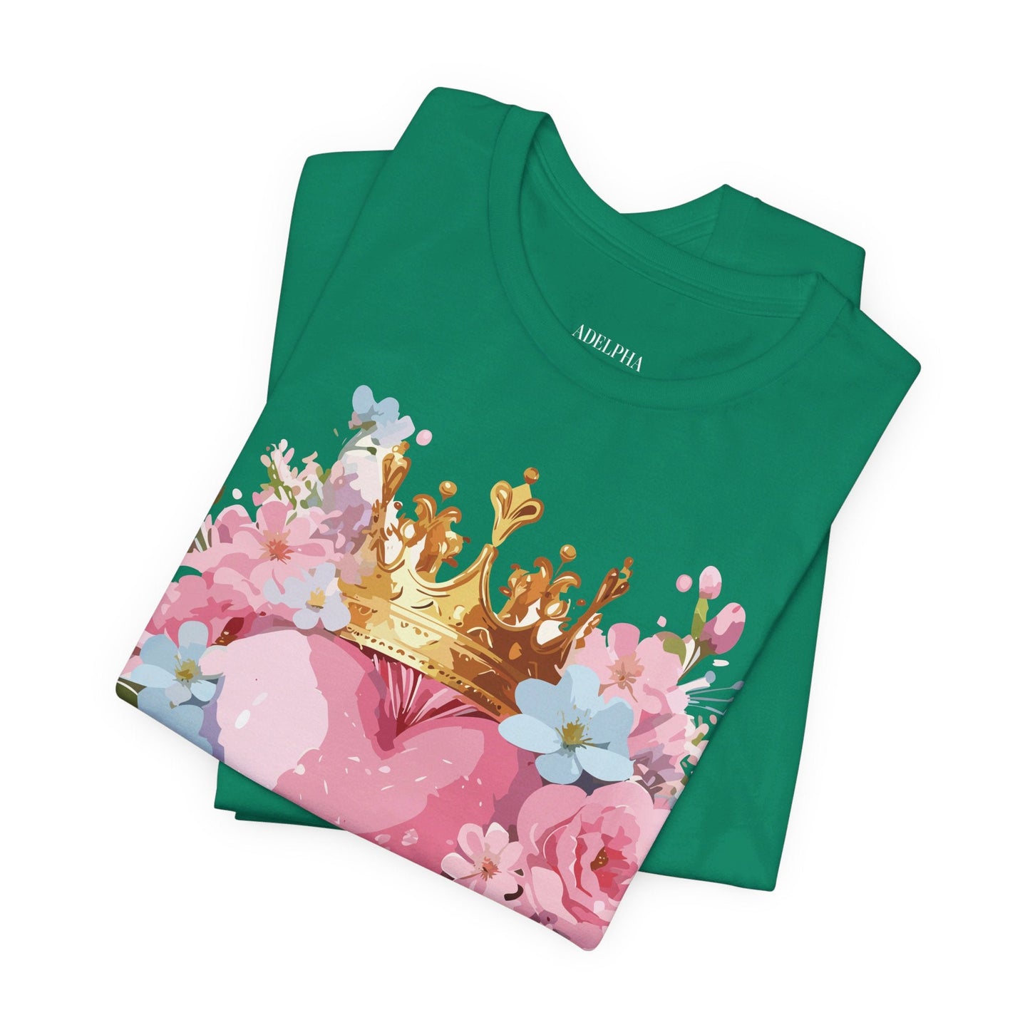 Valentine Day Graphic Unisex 100 Cotton Vintage Artwork with Love and Flower Design Tee 18