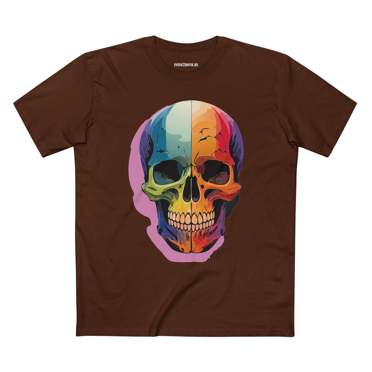 Skull Shirt Unisex Skeleton Tee Premium Cotton With Original Art Design Retro2Nova Collection