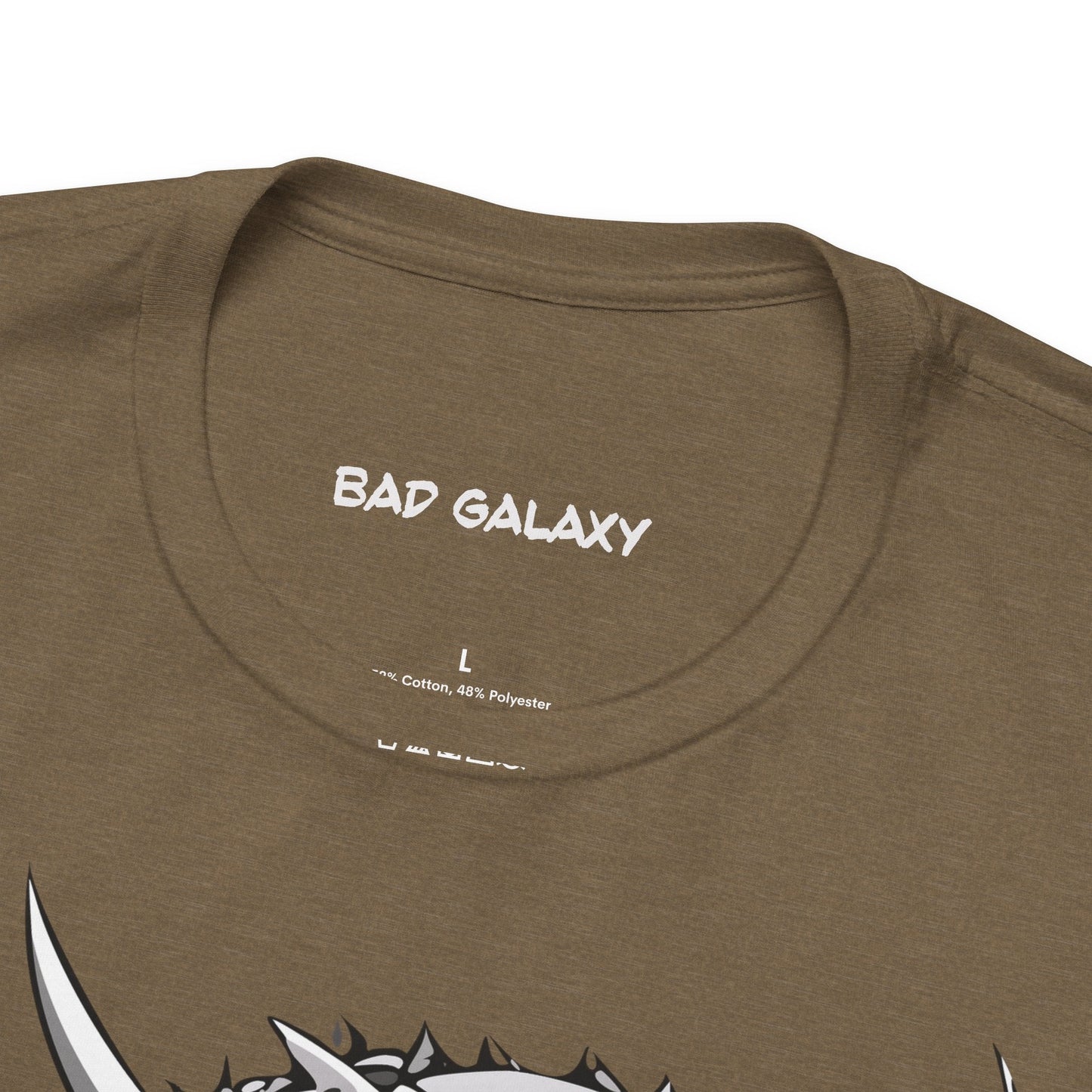 Alien Tee Shirt From Bad Galaxy 100 Percent Cotton Eco Friendly Inks Made In USA