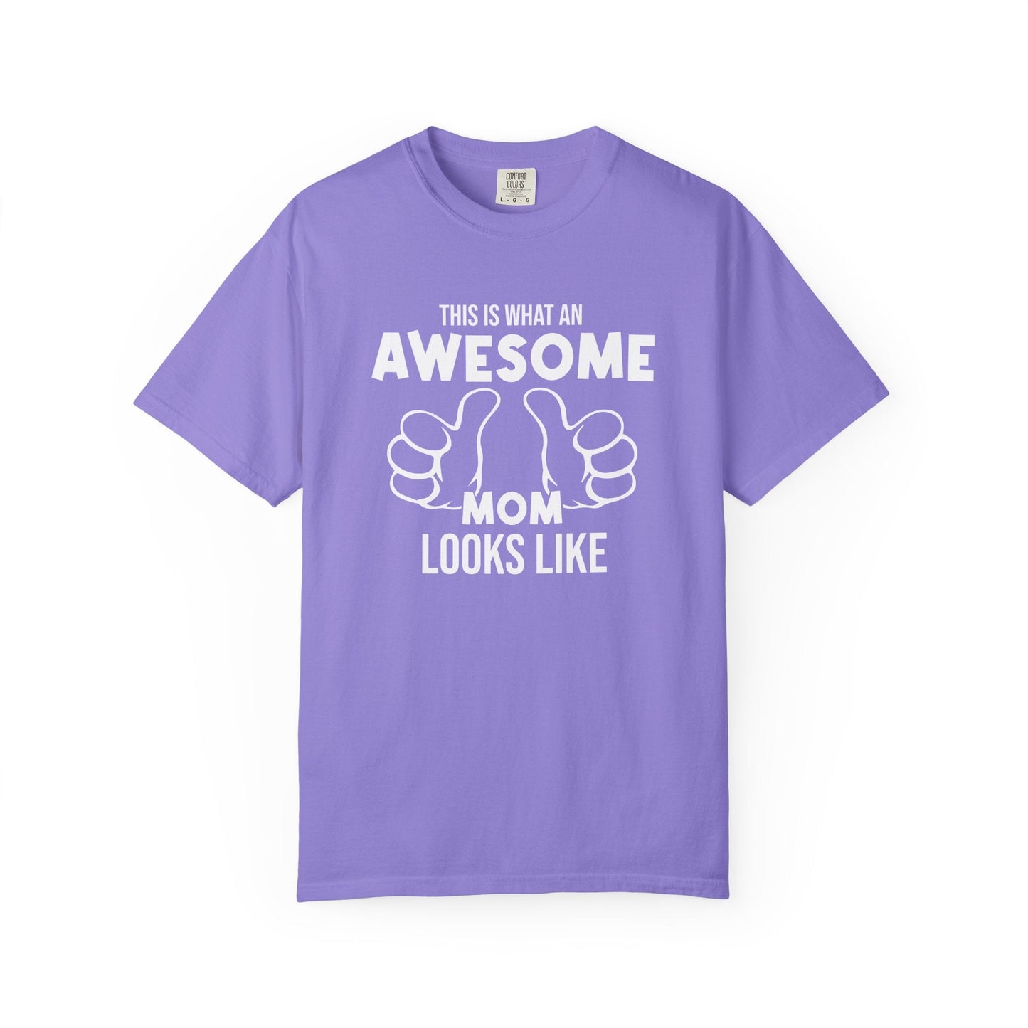 Mom T-shirt Mother's Day Mama Tee Unisex Comfort Colors Garment-Dyed Cotton h25
