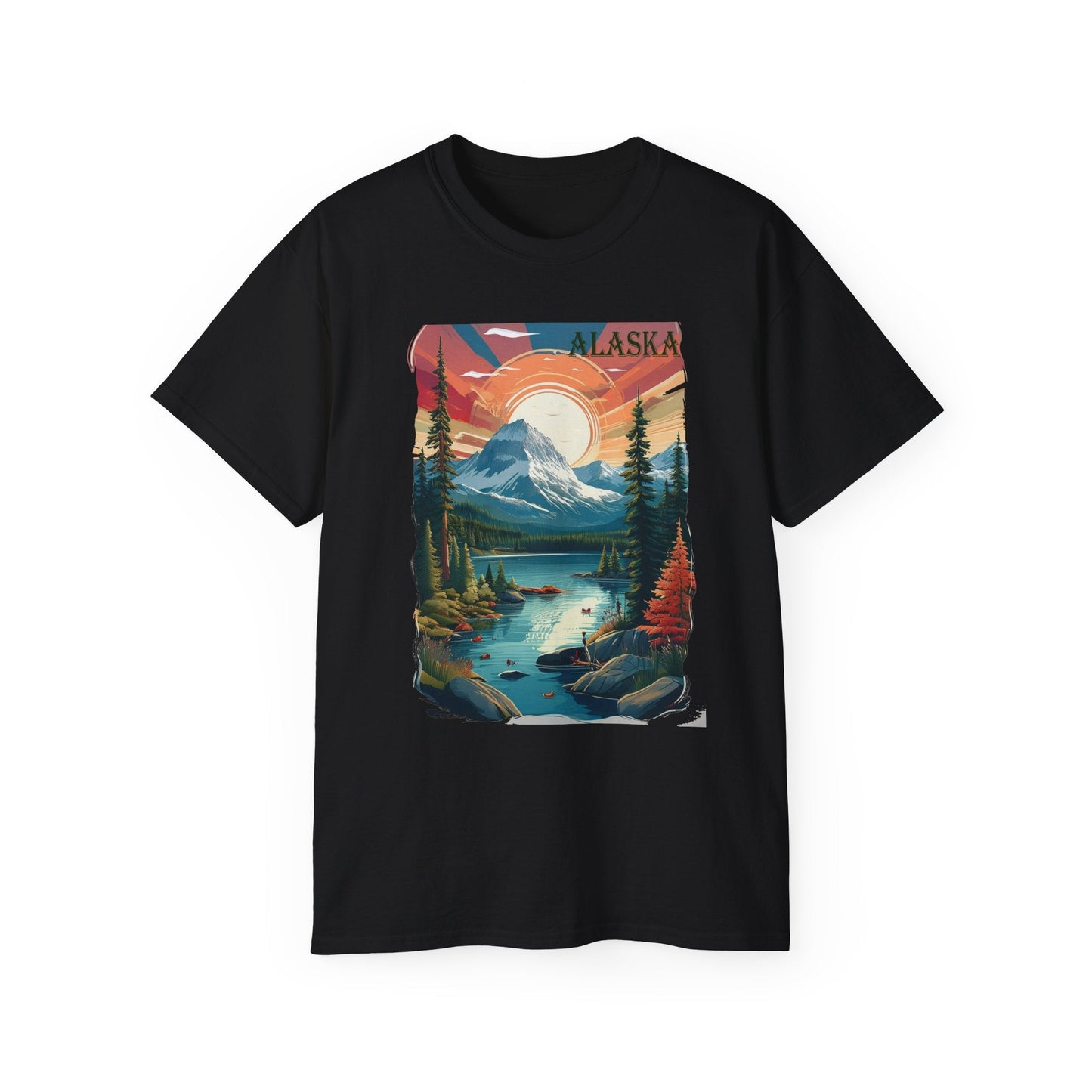 Alaska Graphic Unisex Cotton T‑Shirt 4
