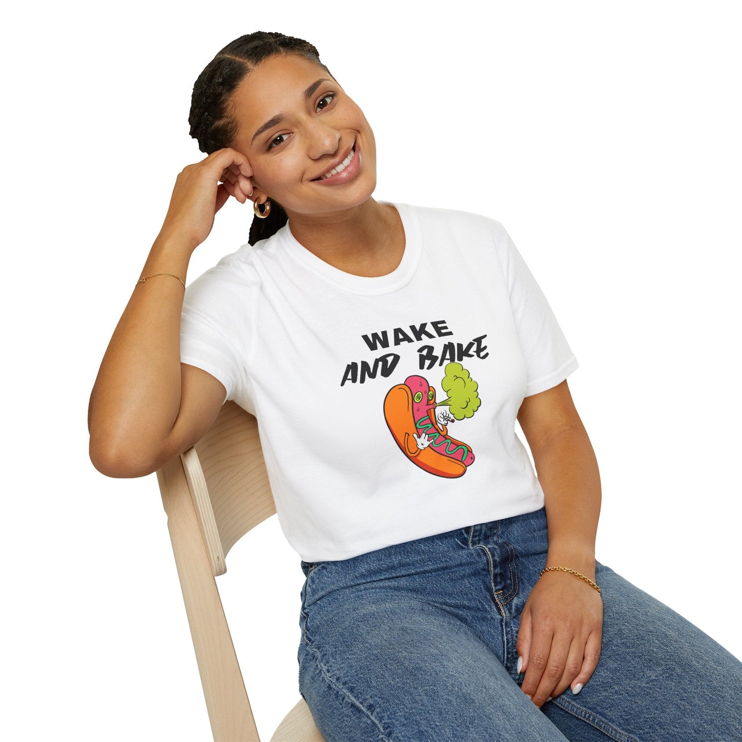 Funny Food T Shirts Unisex Softstyle Tee With Art Design Gildan 64000 100 Percent Ring Spun Cotton