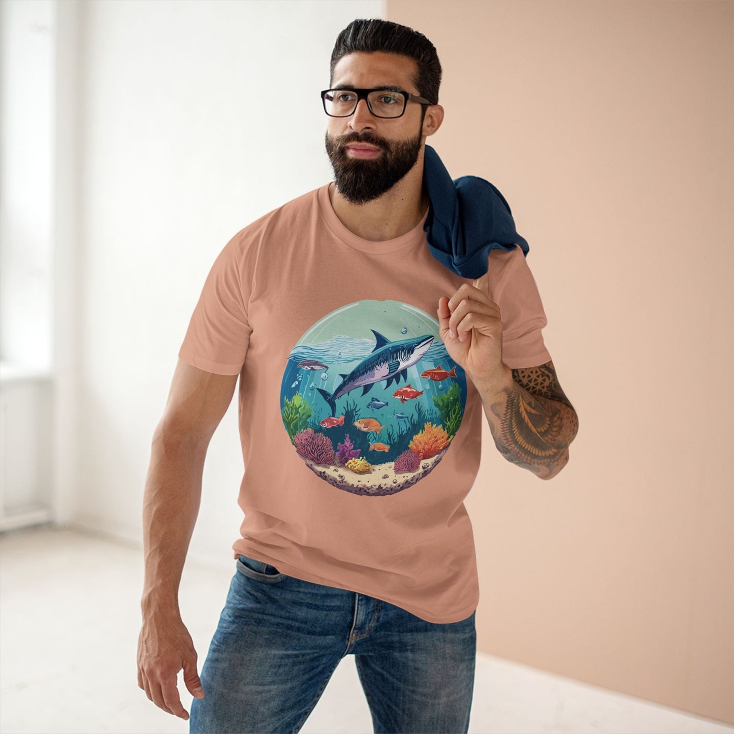 Pacific Ocean Graphic Design Unisex 100 Cotton Tee 2
