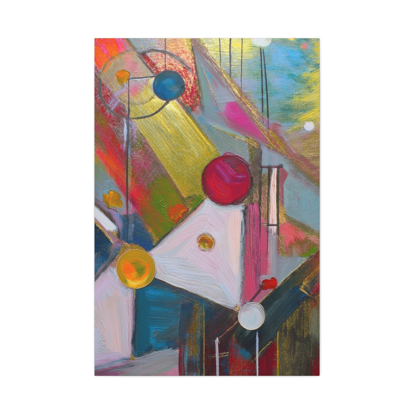 Abstract Oil Painting Print Canvas 20x24,20x30,24x30 24x32,24x36,30x40 32x48,36x48,40x60 Pine-Wood Inner Frame ABS-167