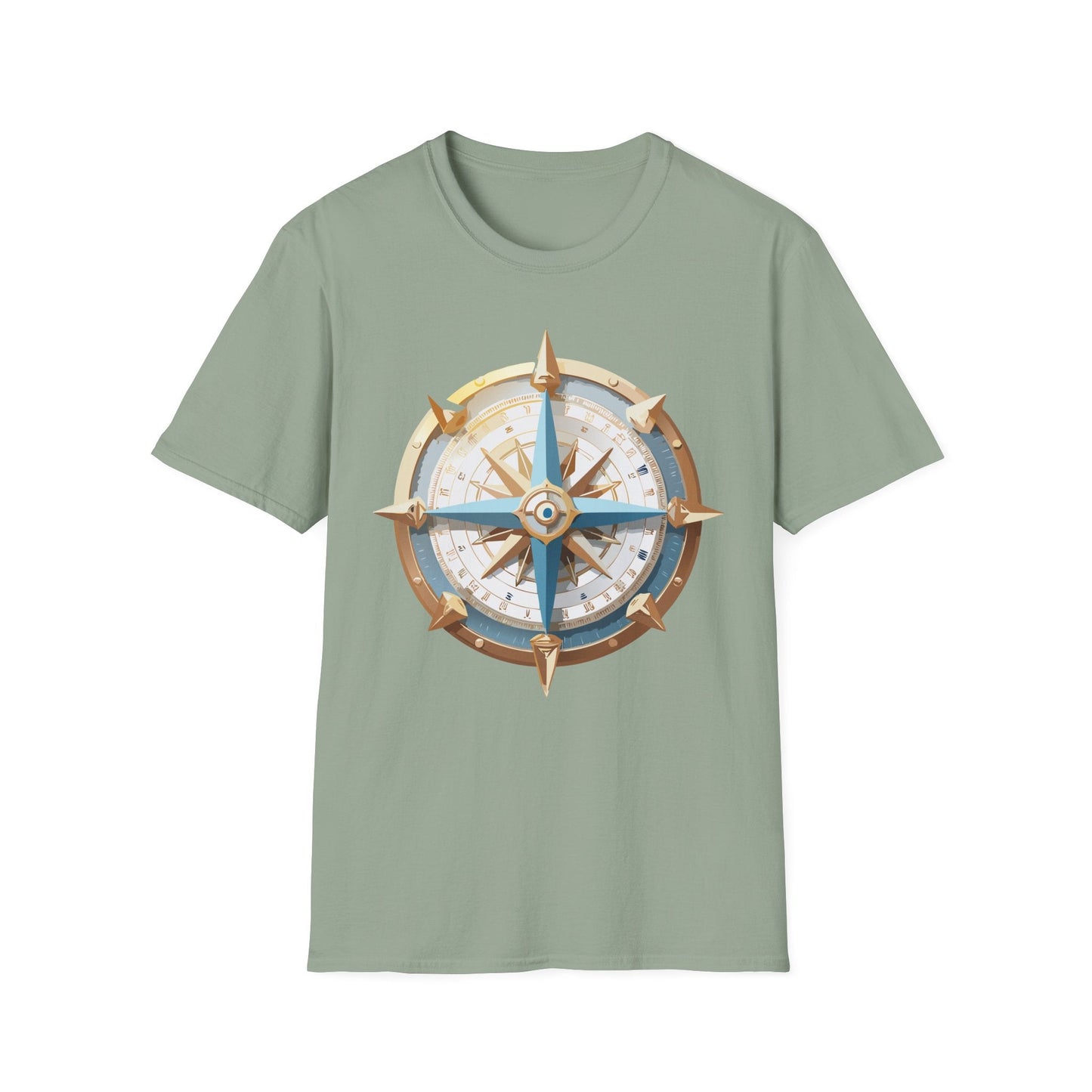 Compass Navigator Graphic Tee Unisex 100 Cotton 27