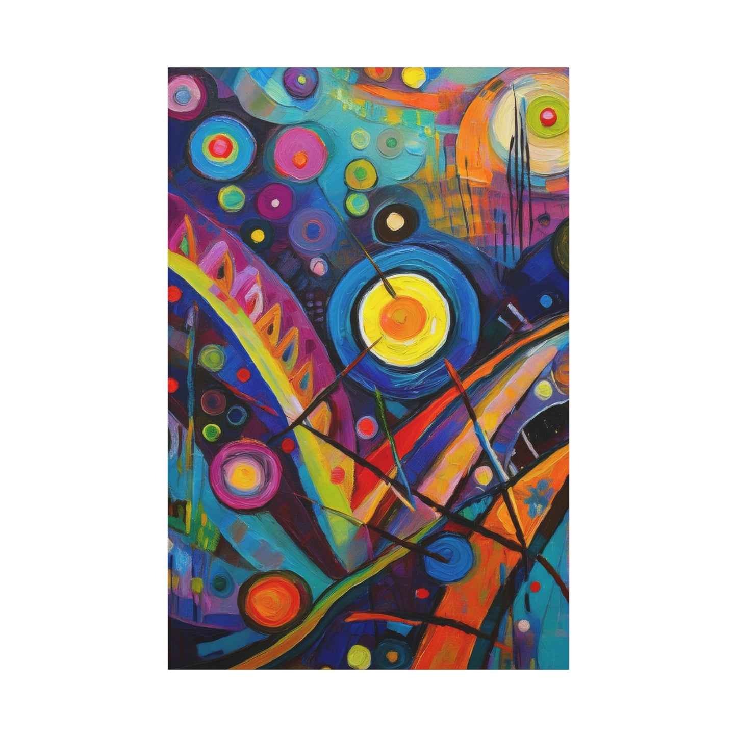 Abstract Oil Painting Print Canvas 20x24,20x30,24x30 24x32,24x36,30x40 32x48,36x48,40x60 Pine-Wood Inner Frame ABS-127