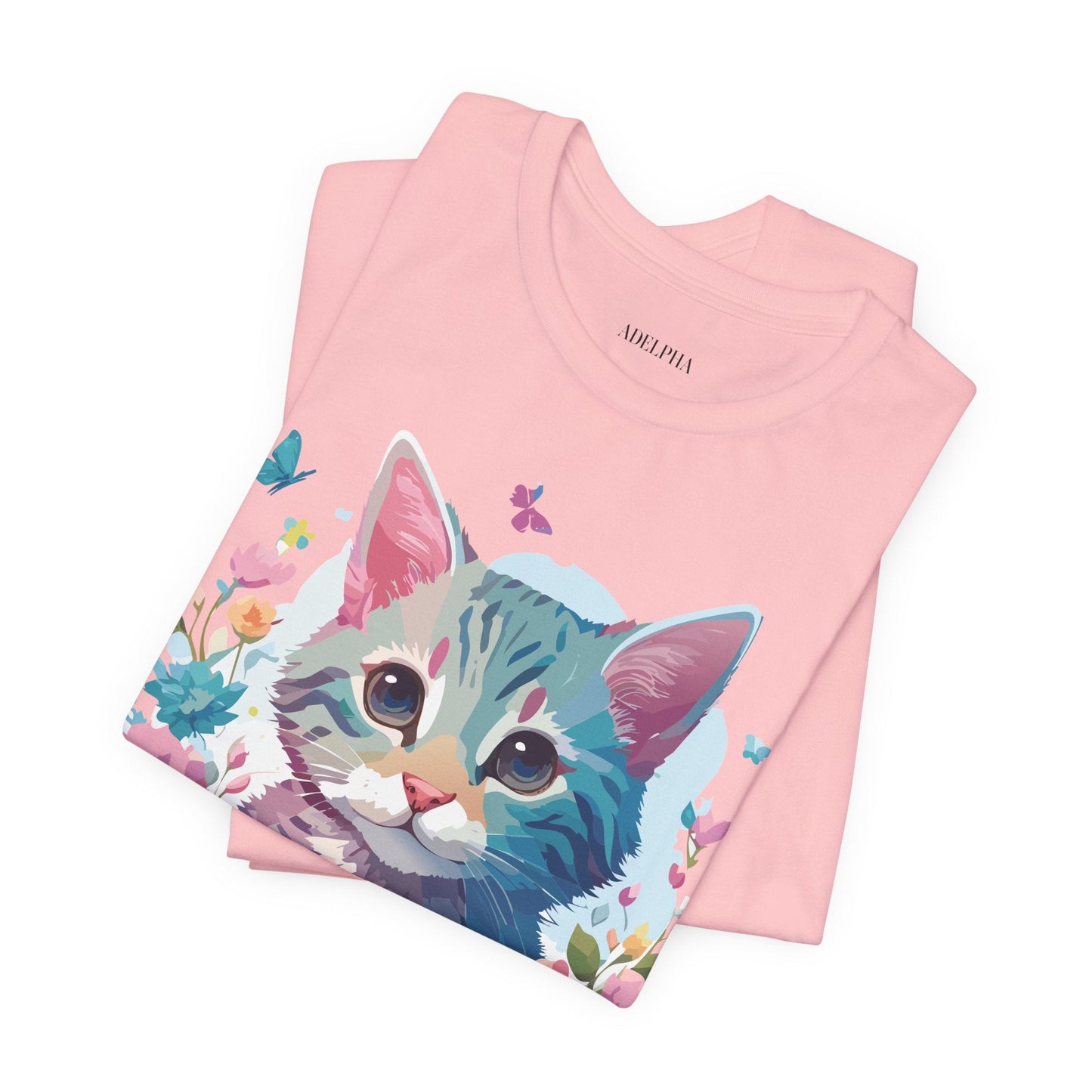 Cat Graphic Tee Unisex Jersey Short Sleeve Shirt Adelpha Art Design