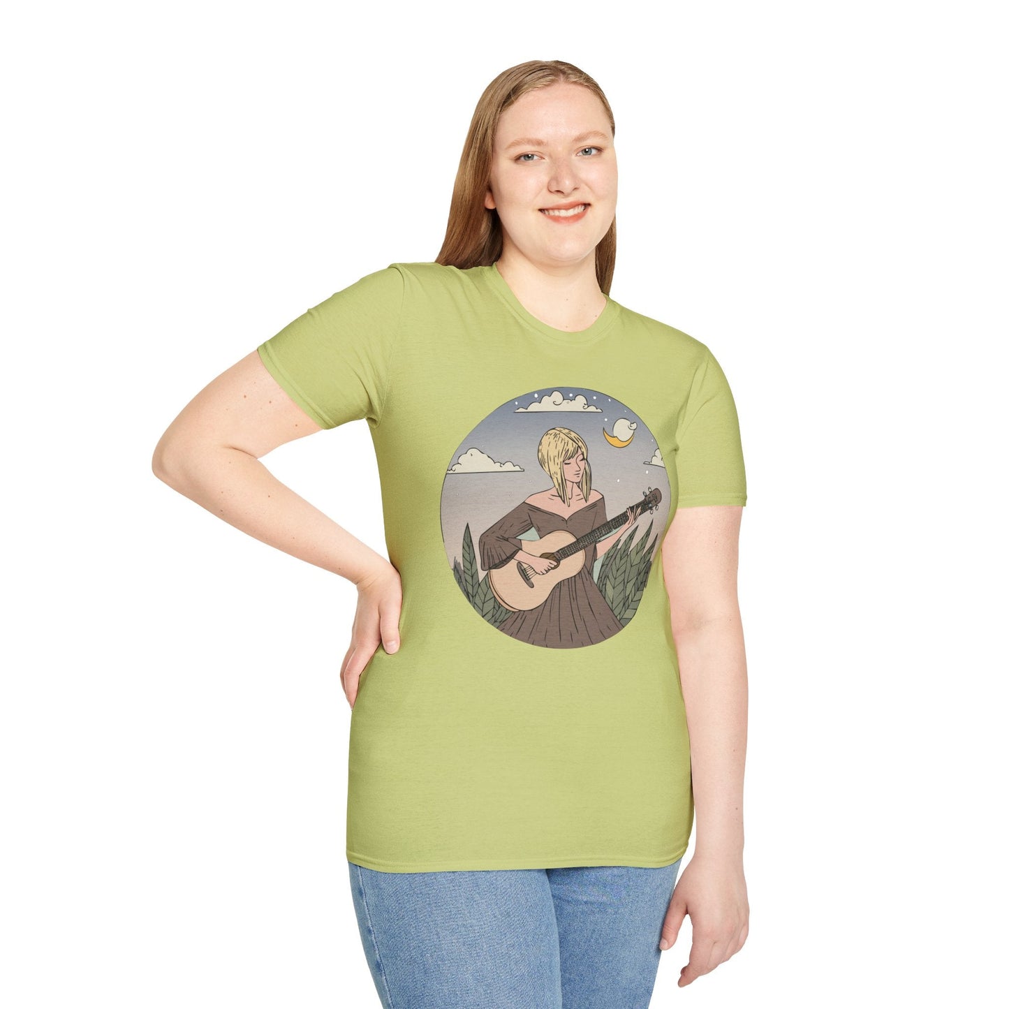 Womens Graphic T Shirts Art Design Shirt Softstyle Unisex Cotton Tee 100 Percent Comfort
