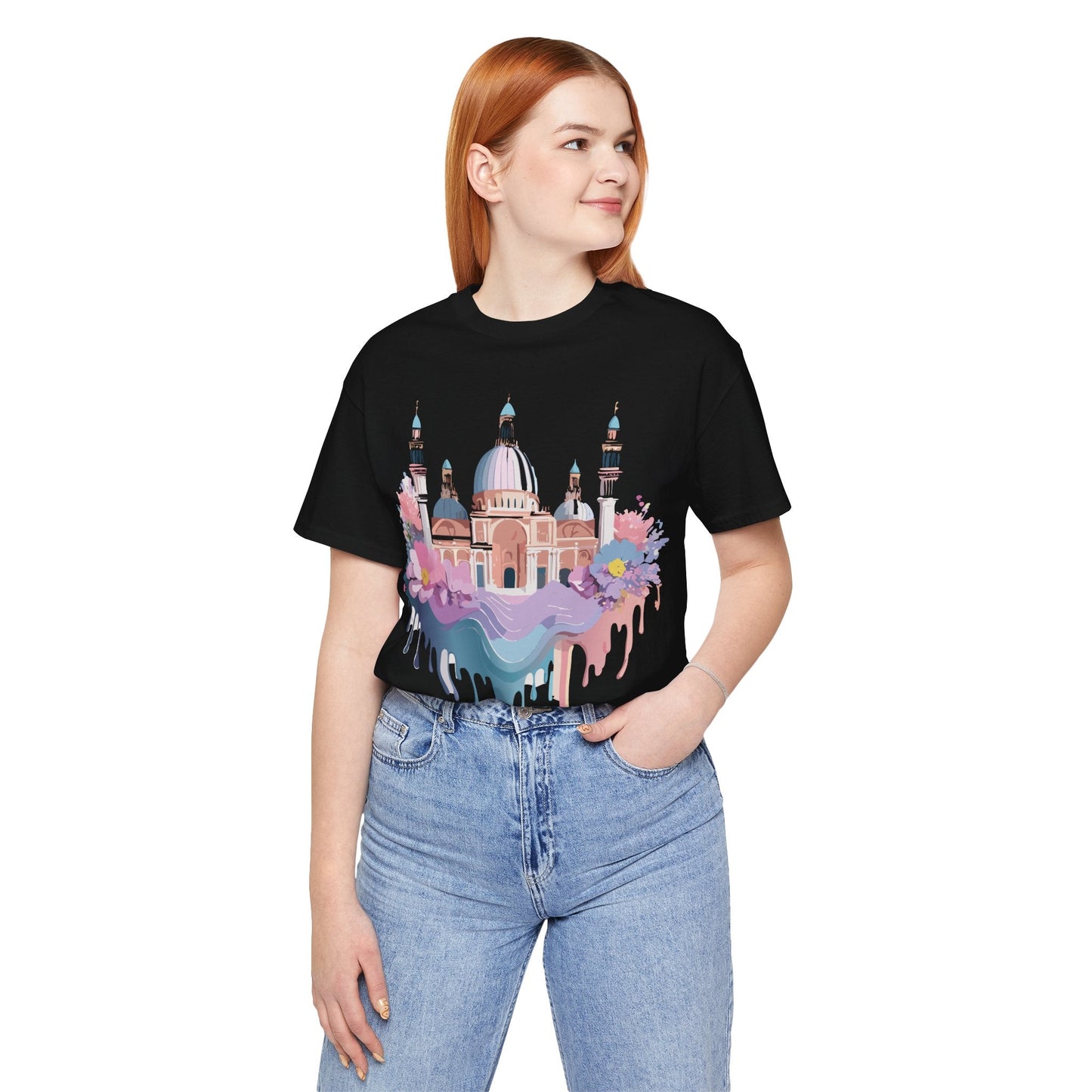 Venice Tourist Shirt Graphic Tee Unisex Jersey Short Sleeve Casual Wear Adelpha Artwork