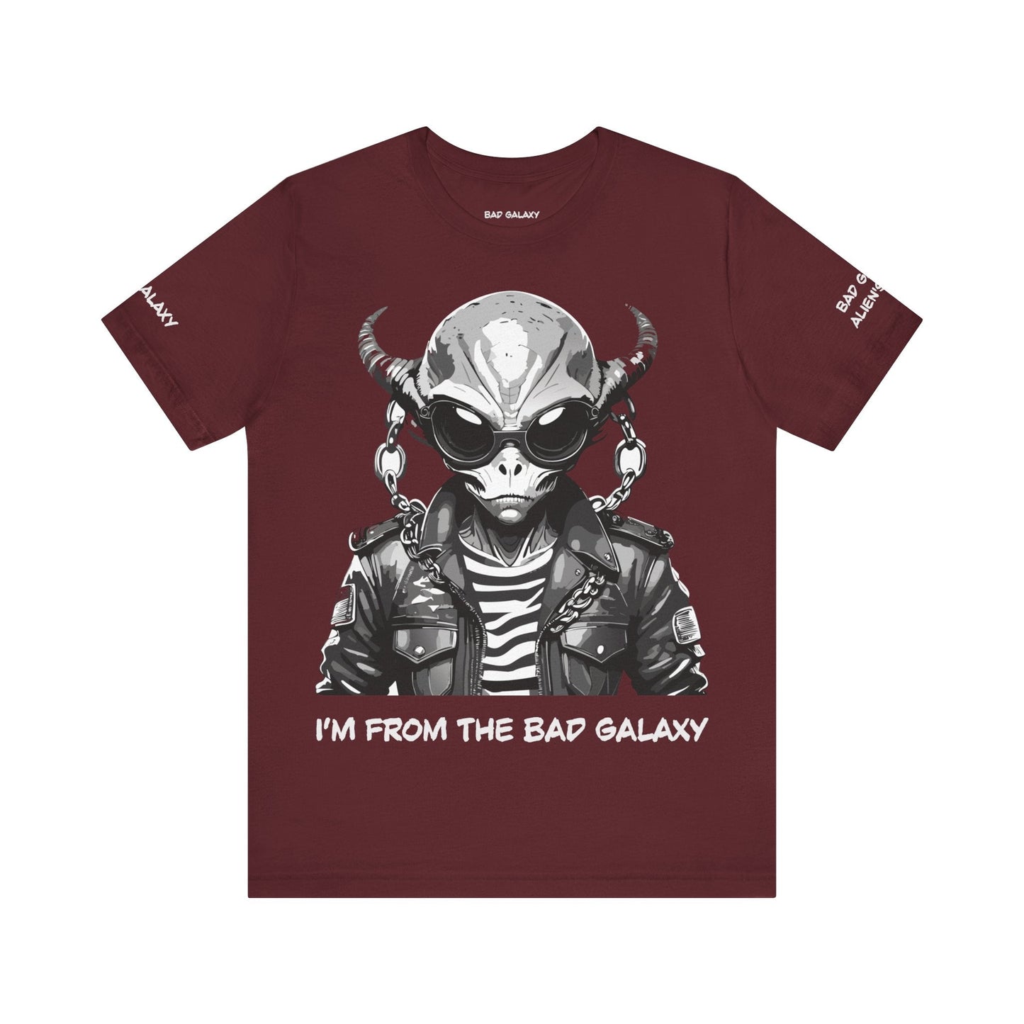 Alien T Shirt From Bad Galaxy Graphic Tee With Free Shipping Lightweight 100 Cotton USA Made