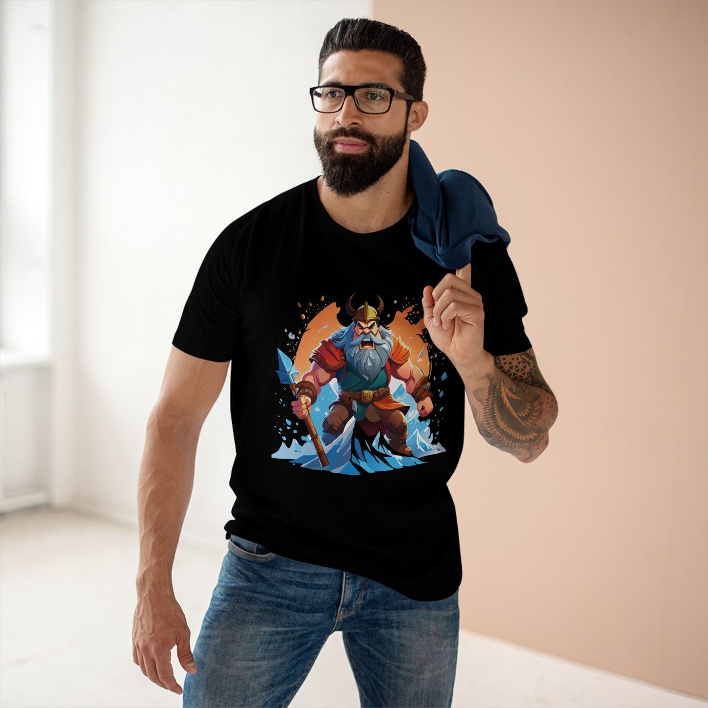 Viking Graphic Unisex 100 Cotton Staple Tee 21