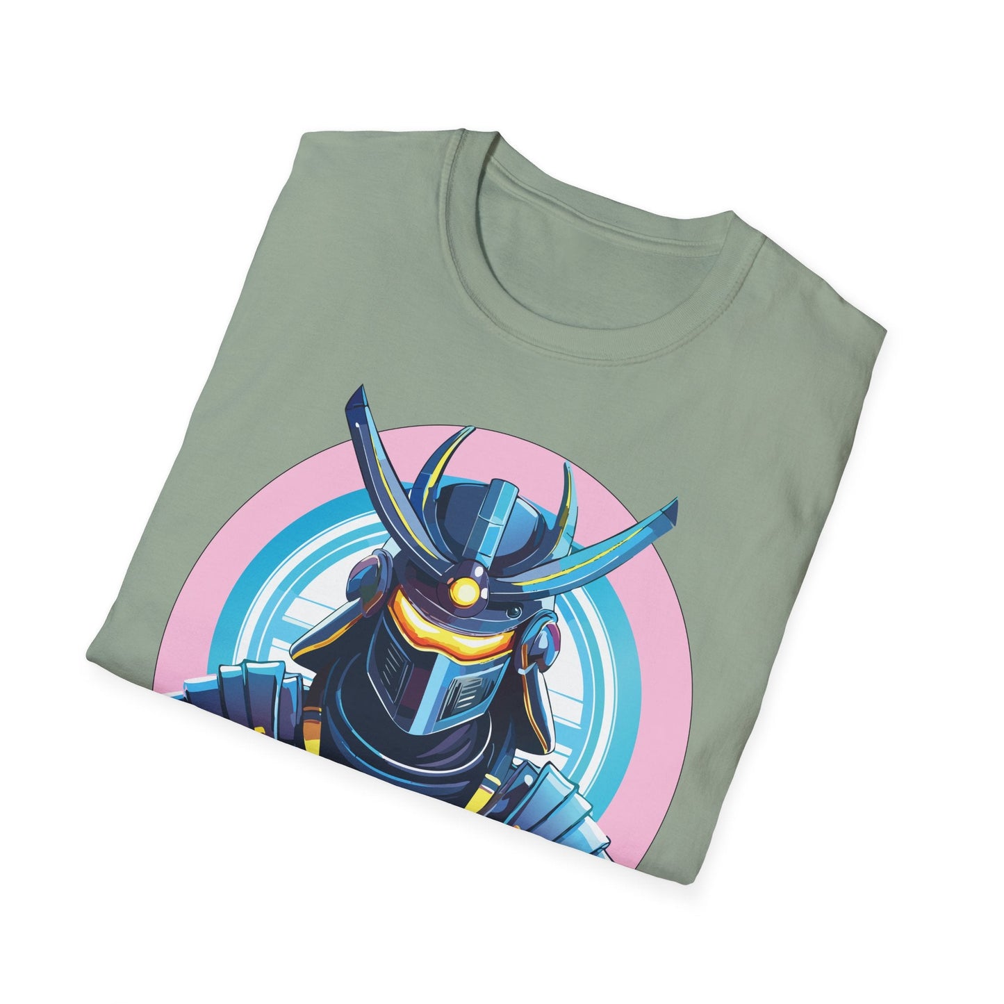 Samurai Shirt Unisex Gildan Softstyle 64000 Tee 100 Percent Ring Spun Cotton Breathable Lightweight