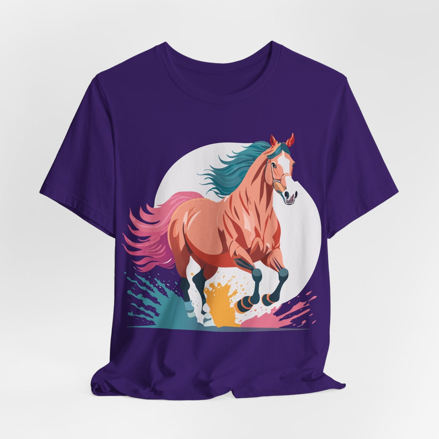 Horse Graphic T Shirt Unisex Adelpha Vintage Inspired Art Design Tee For Everyday Wear