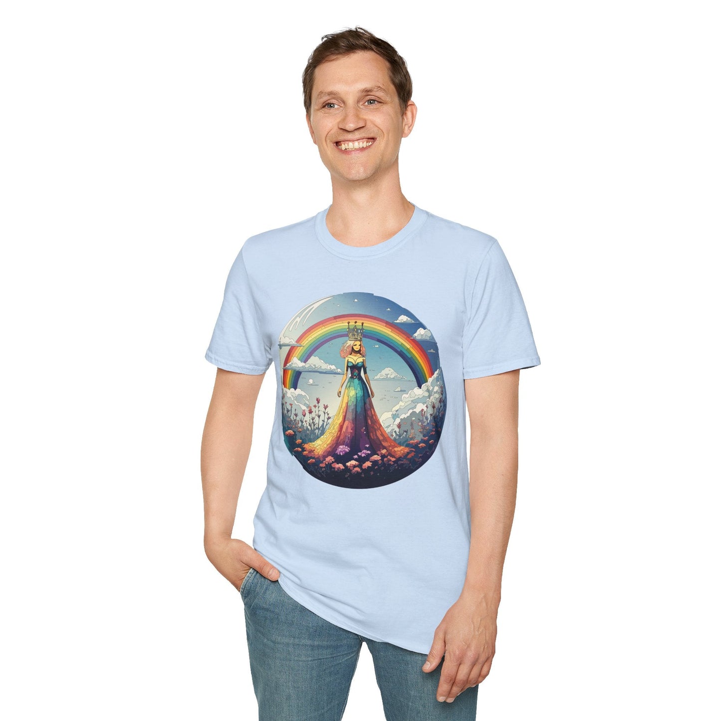 Womens Graphic T Shirt Art Design Tee Softstyle 64000 100 Percent Cotton Comfort
