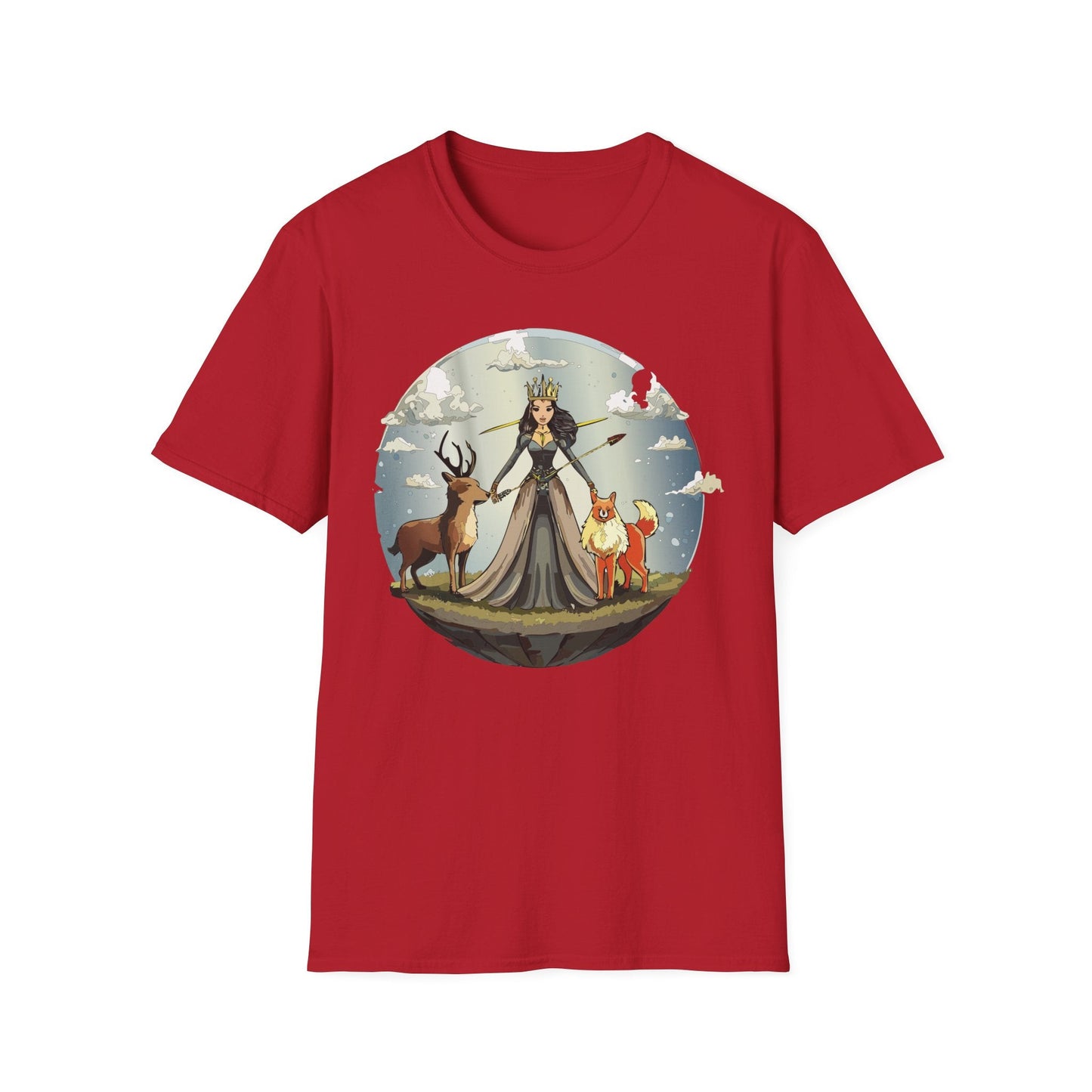 Womens Graphic T Shirt Art Design Tee Softstyle Gildan 64000 Cotton Comfort Fit Casual Wear