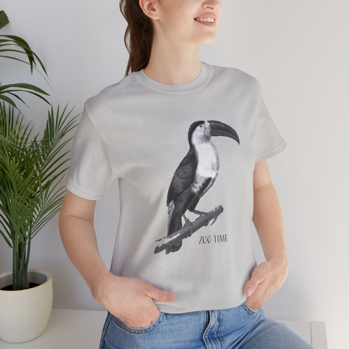 Unisex Tee Shirt with animals Print