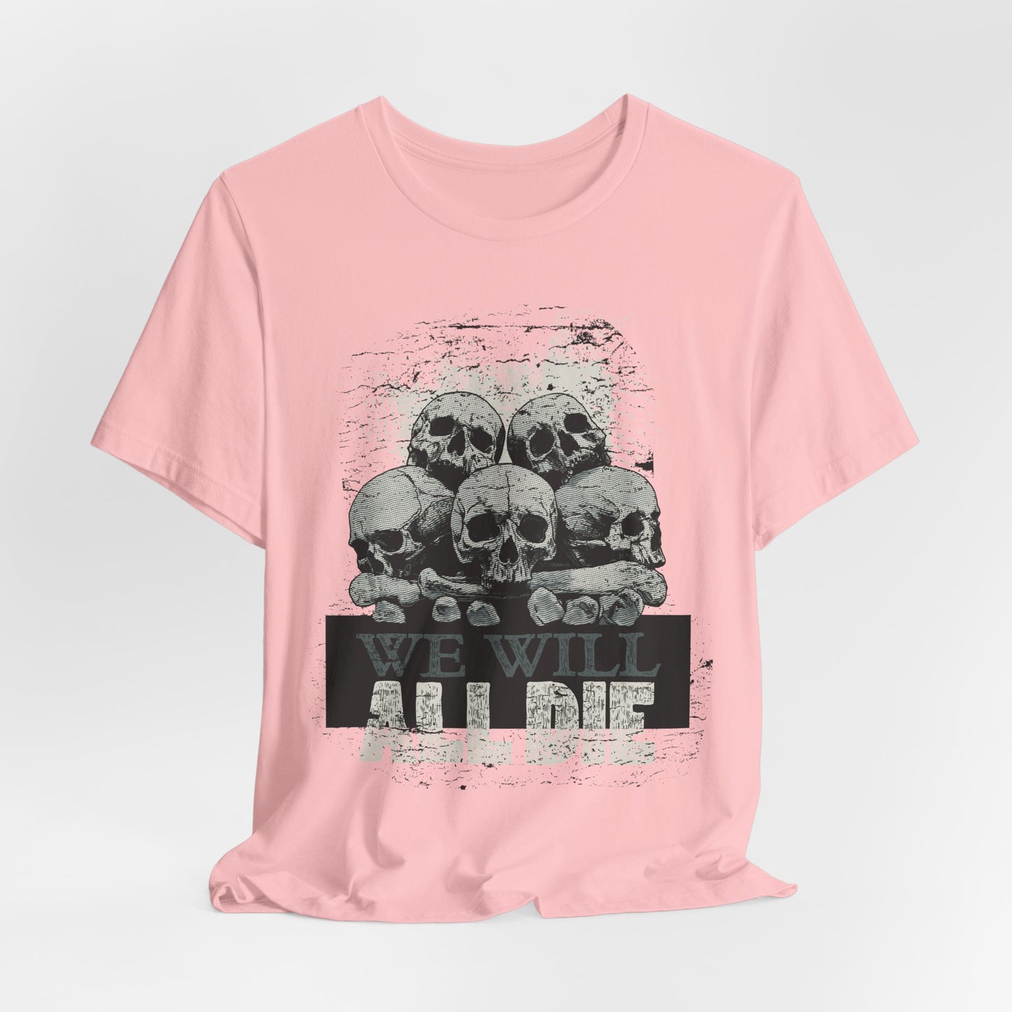 All Die Skull Graphic Design Tee, Skull Shirt, Vintage Tees, Art Design T-Shirt, Graphic Tee, Art Shirts