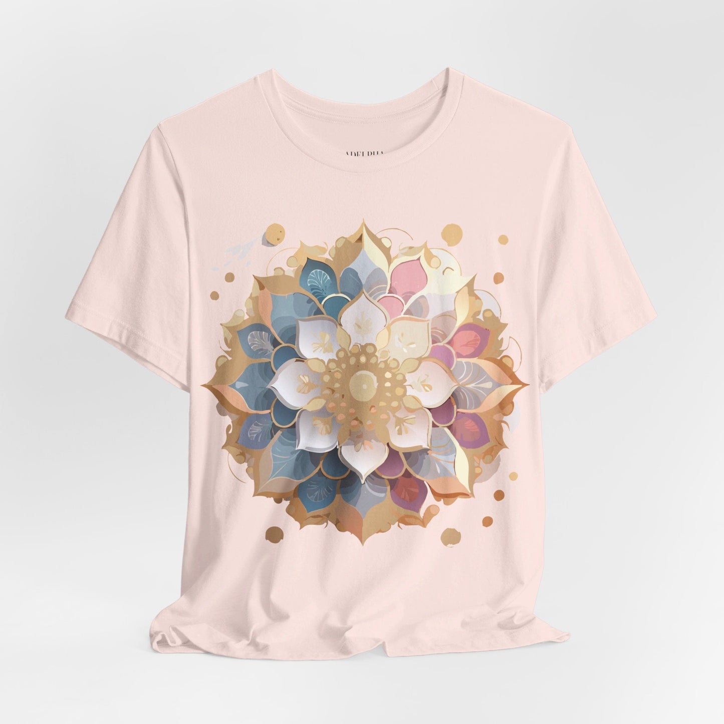 Mandala Graphic Tee For Men And Women By Adelpha Unisex Short Sleeve Art Design Shirt
