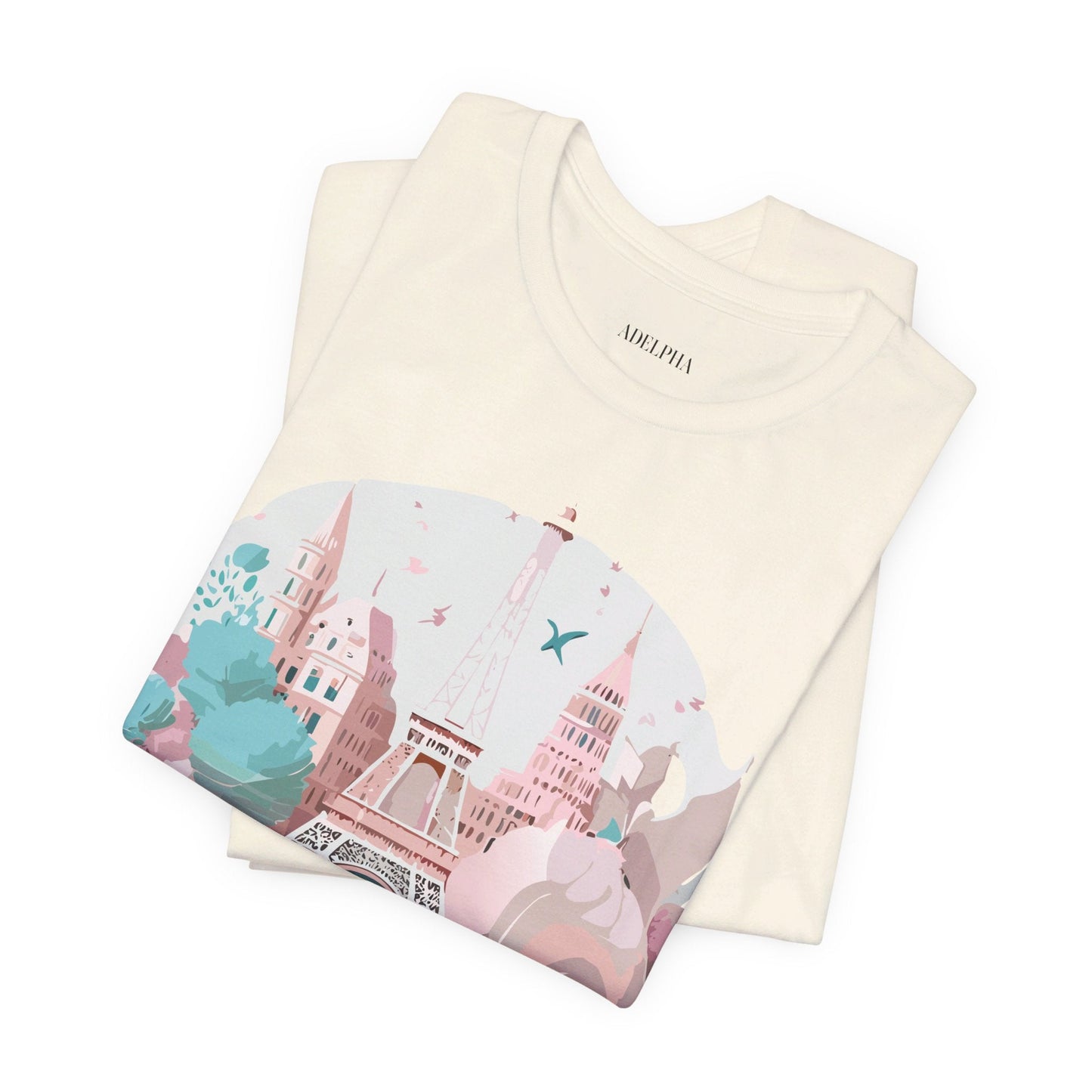Paris Graphic Tee Unisex Premium Adelpha Art Design Vintage Inspired Short Sleeve Shirt