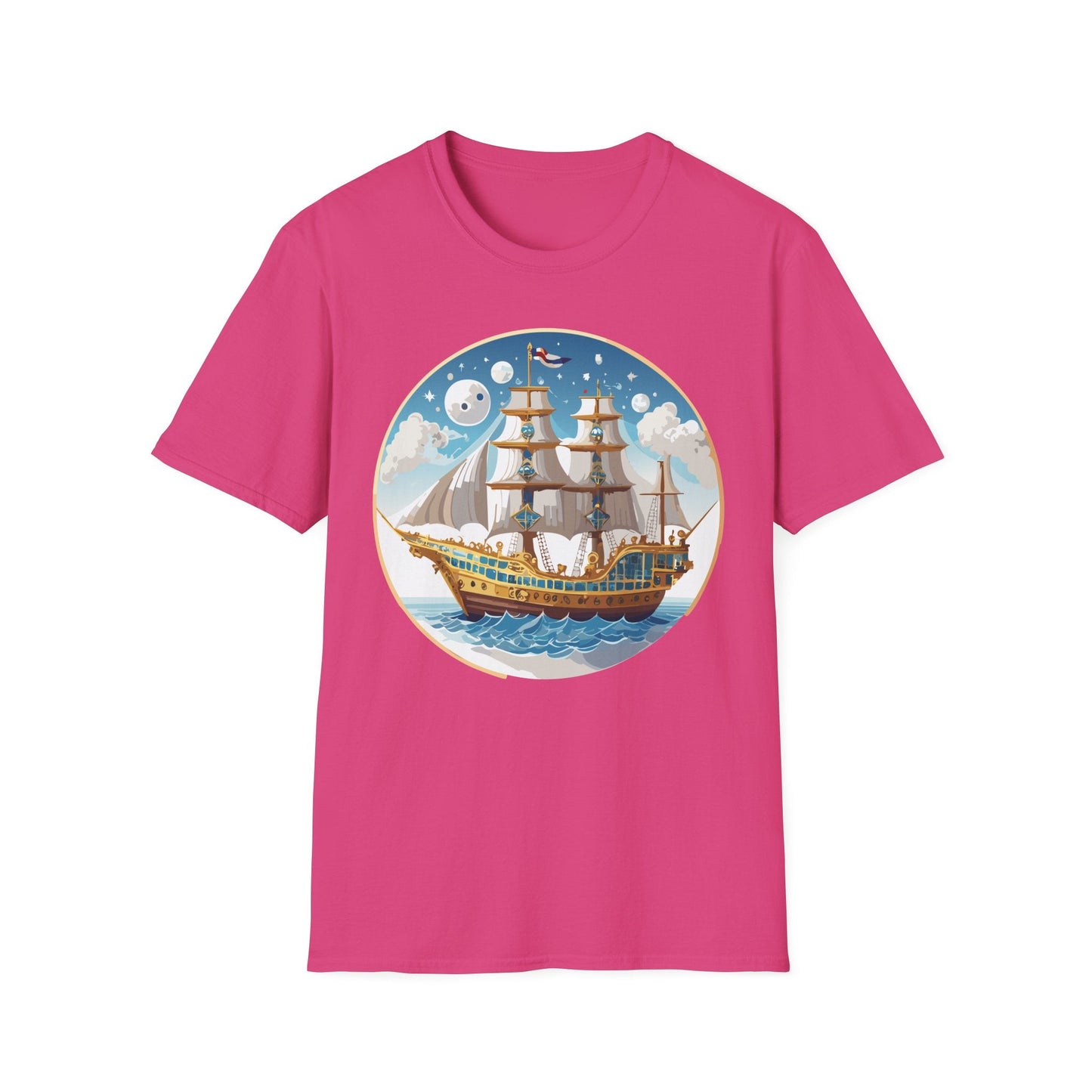 Ship T Shirts Frigate T Shirts Vessel Tee Shirt Unisex Softstyle 100 Percent Ring Spun Cotton Tee