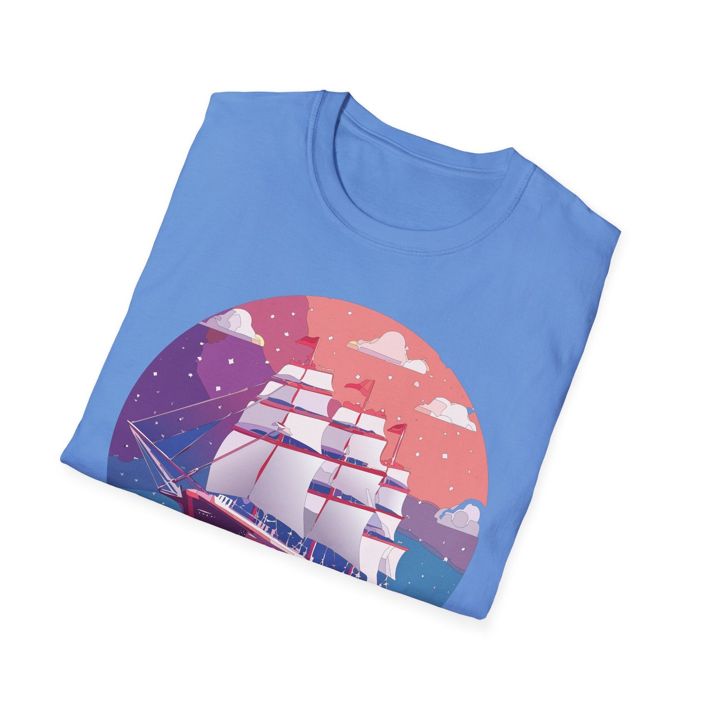 Unisex Gildan Softstyle 64000 T Shirt Ship Frigate Vessel Tee For Maritime Enthusiasts