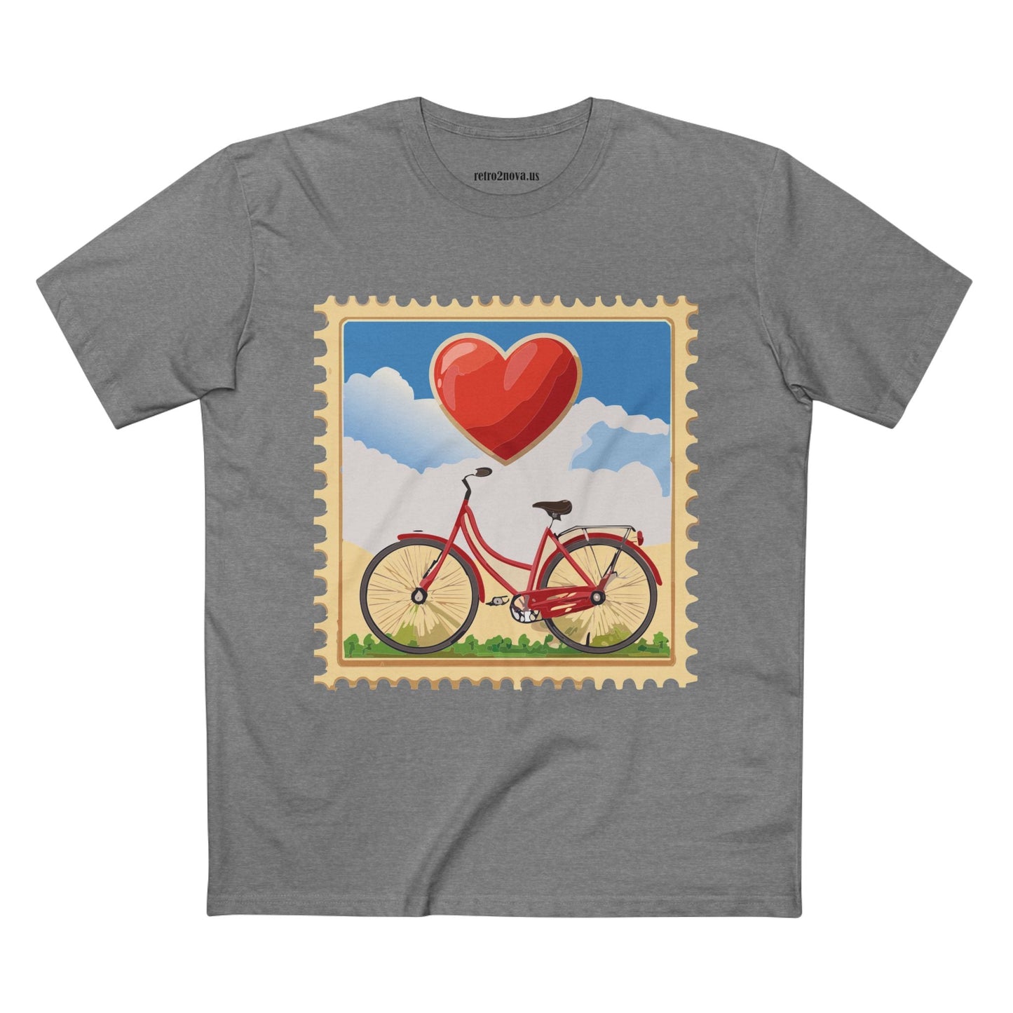 Stamp Shirt Postage Stamp Shirt Unisex Premium Cotton Tee With Original Art Design Retro2Nova