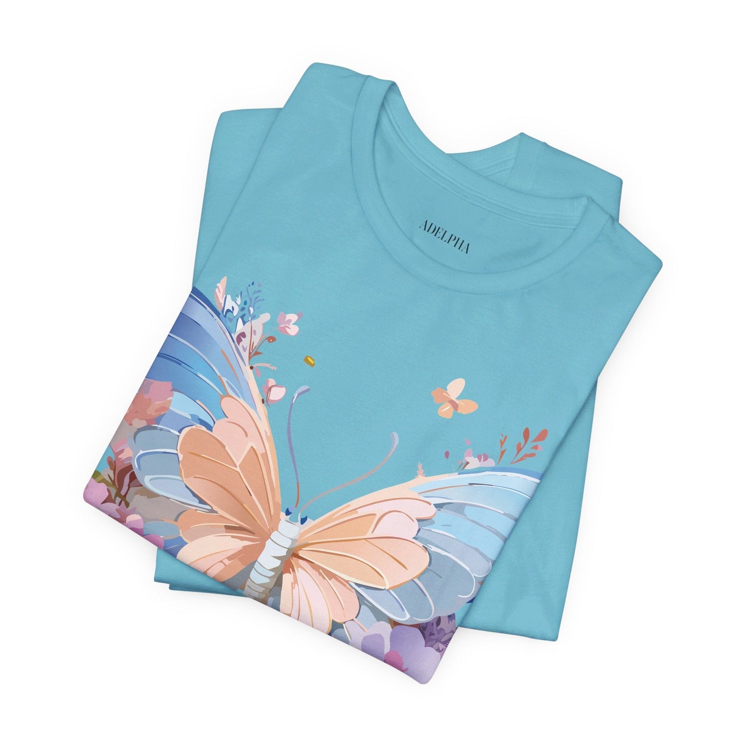 Butterfly Graphic Tee Unisex Jersey Short Sleeve Art Design Adelpha