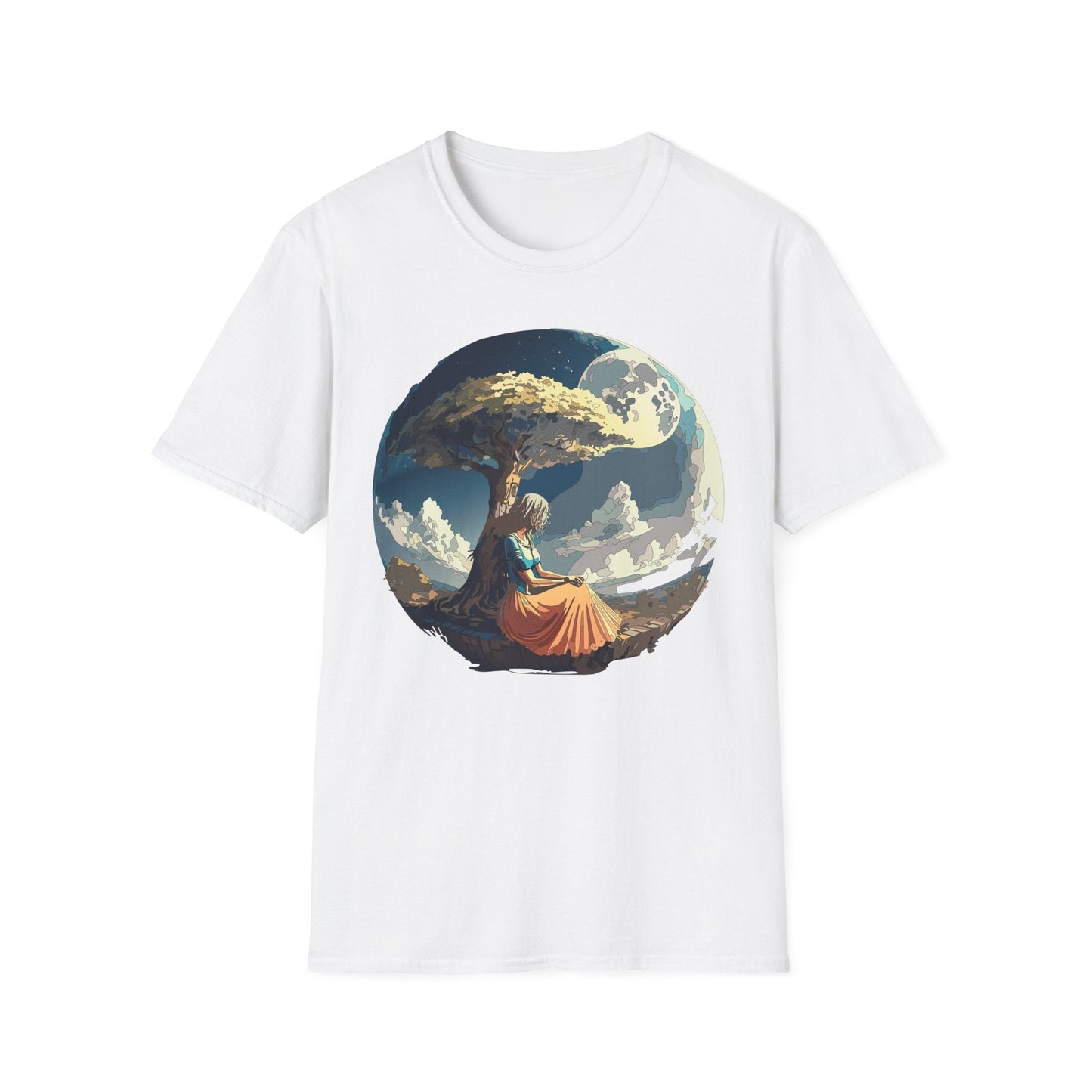 Unisex Graphic T Shirt Art Design Tee Softstyle 64000 Ring Spun Cotton Comfortable