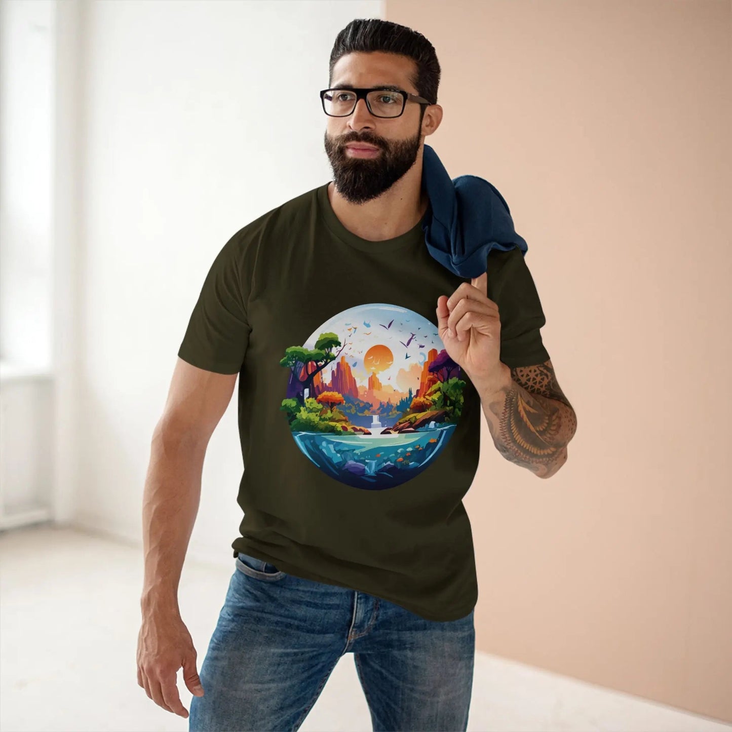 Fantasy Graphic Unisex 100 Cotton Staple Tee 9