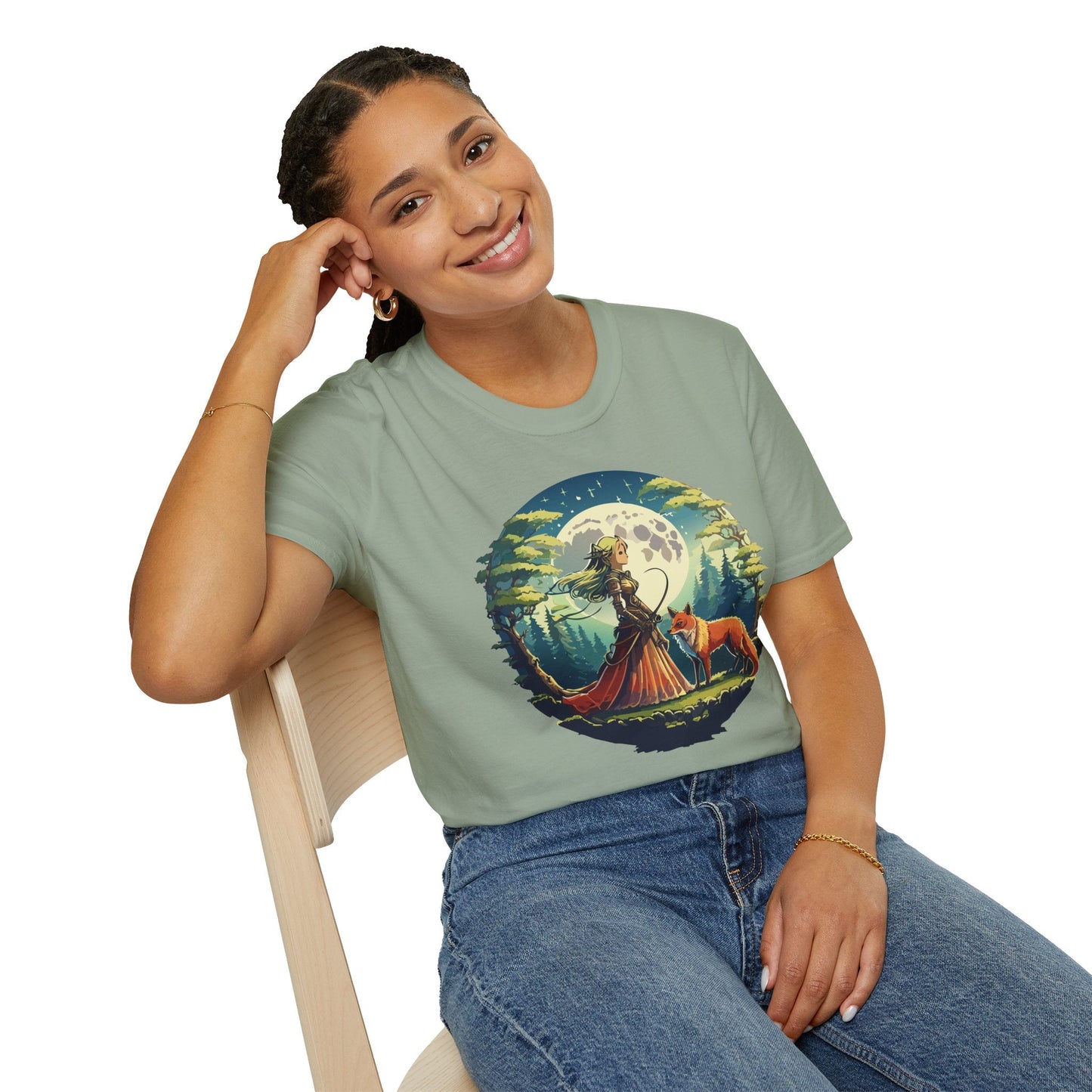 Womens Graphic T Shirt Art Design Tee Softstyle 64000 Gildan Unisex Cotton Comfort Tee