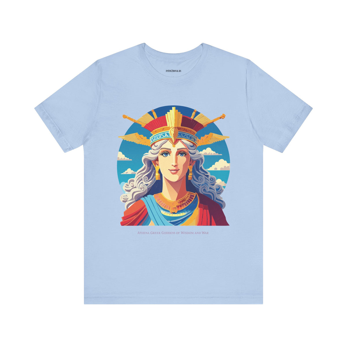 Goddess Graphic Unisex Cotton Bella+Canvas Tee with Athena