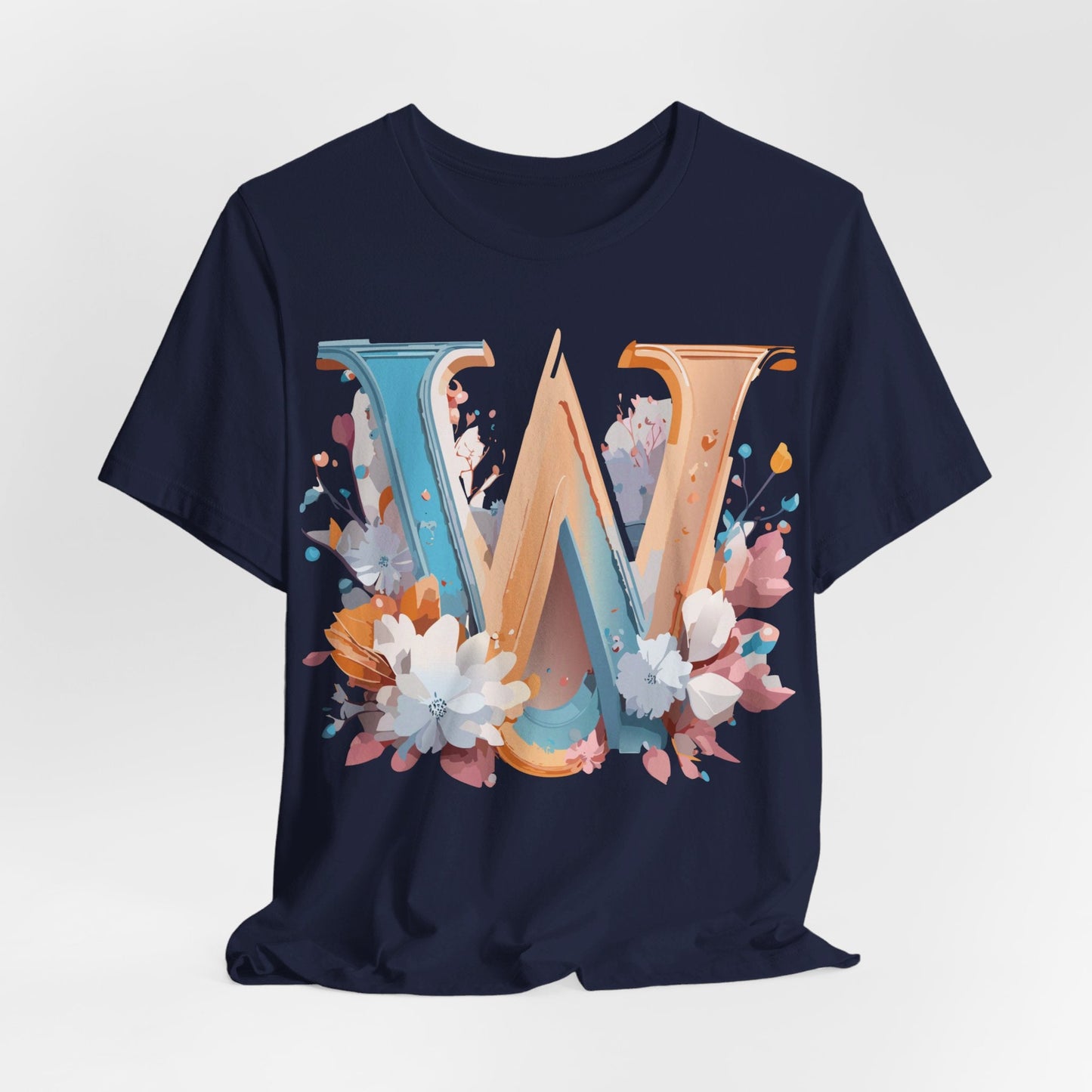 Letter W Shirt Unisex Graphic Tee By Adelpha Featuring Vintage Artwork For Everyday Casual Wear
