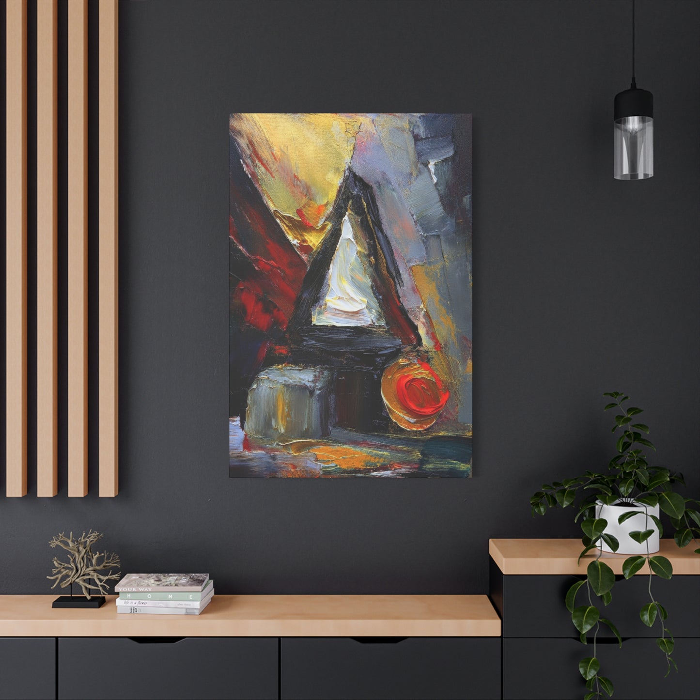 Abstract Oil Painting Print Canvas 20x24,20x30,24x30 24x32,24x36,30x40 32x48,36x48,40x60 Pine-Wood Inner Frame ABS-75