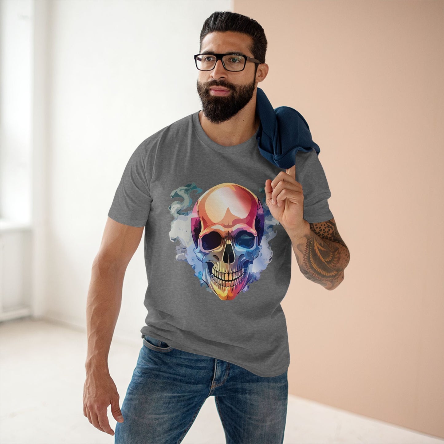 Skull Shirt Skeleton Art Tee Unisex Premium Cotton Retro2Nova From Art Collection