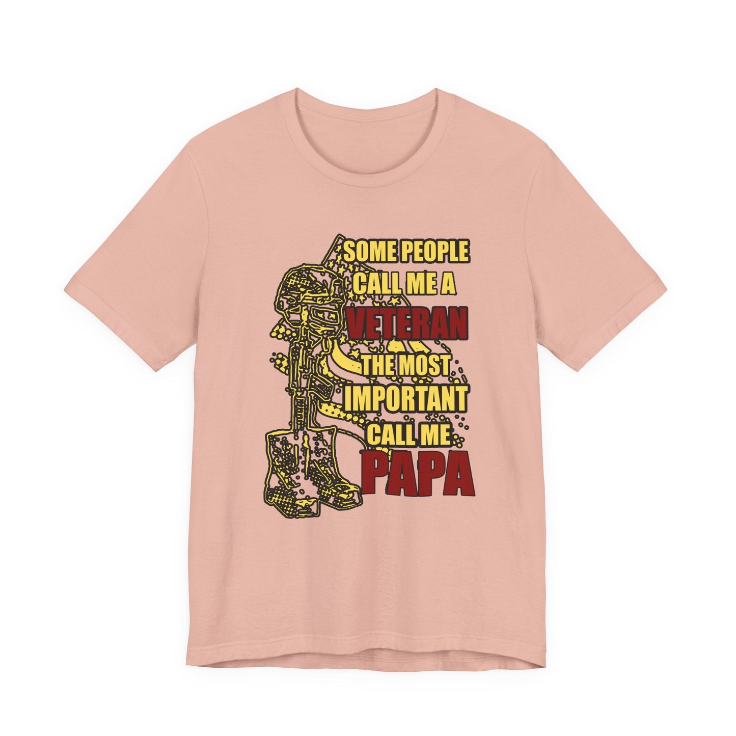 Army Veteran Patriotic Graphic Design Unisex Cotton T-Shirt v58