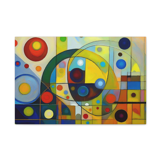 Abstract Oil Painting Print Canvas 24x16, 30x20, 36x24, 48x32, 60x40 Bright Latex Inks, Pine-Wood Inner Frame ABH-38