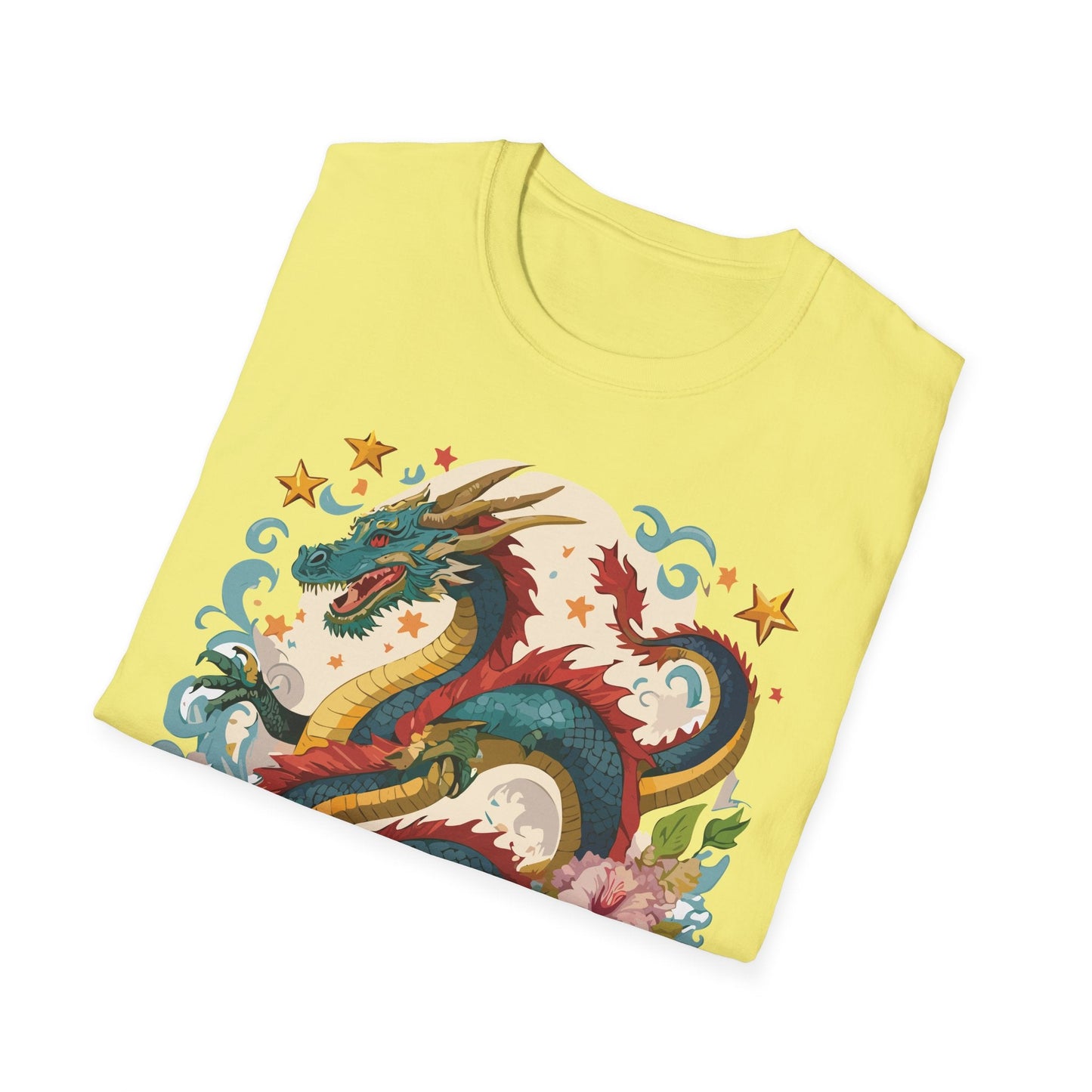 Dragon Graphic Unisex 100 Cotton Tee with Animal Artwork Design 21