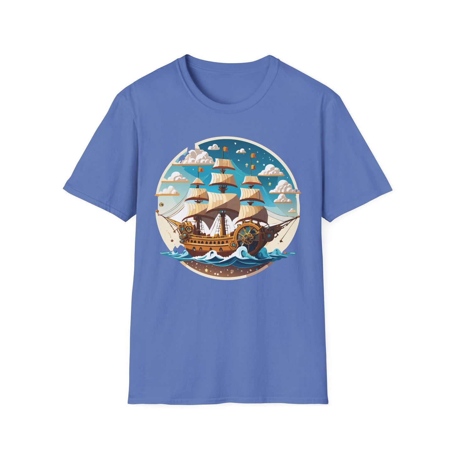 Ship T Shirts Frigate T Shirts Vessel Tee Shirt Unisex Gildan Softstyle 64000 Premium