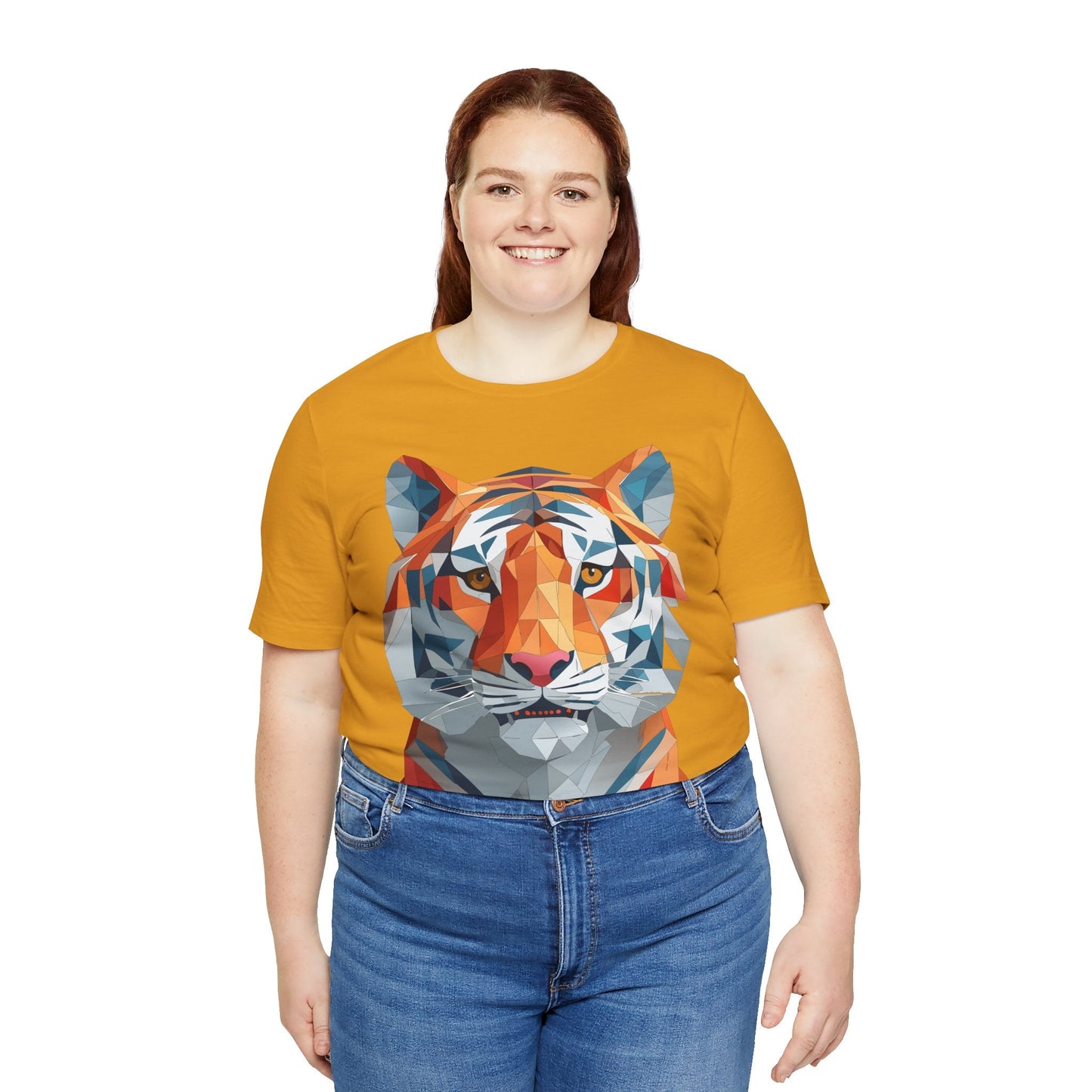 Unisex Animal Shirt With Art Design And Wildlife Theme Short Sleeve Tee For Everyday Wear