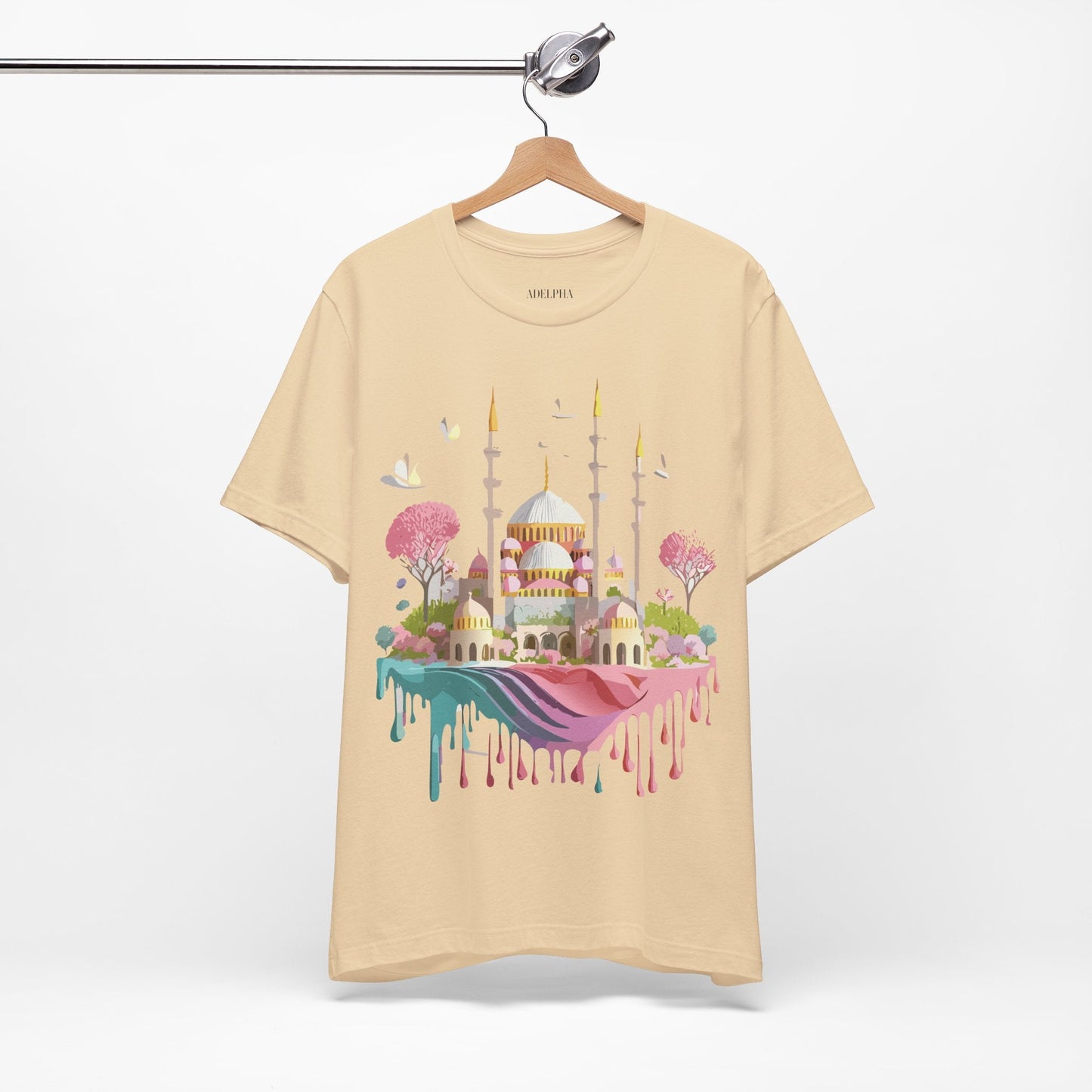 Istanbul Tourist Shirt Graphic Tee Unisex Jersey Short Sleeve Vintage Inspired Art Adelpha
