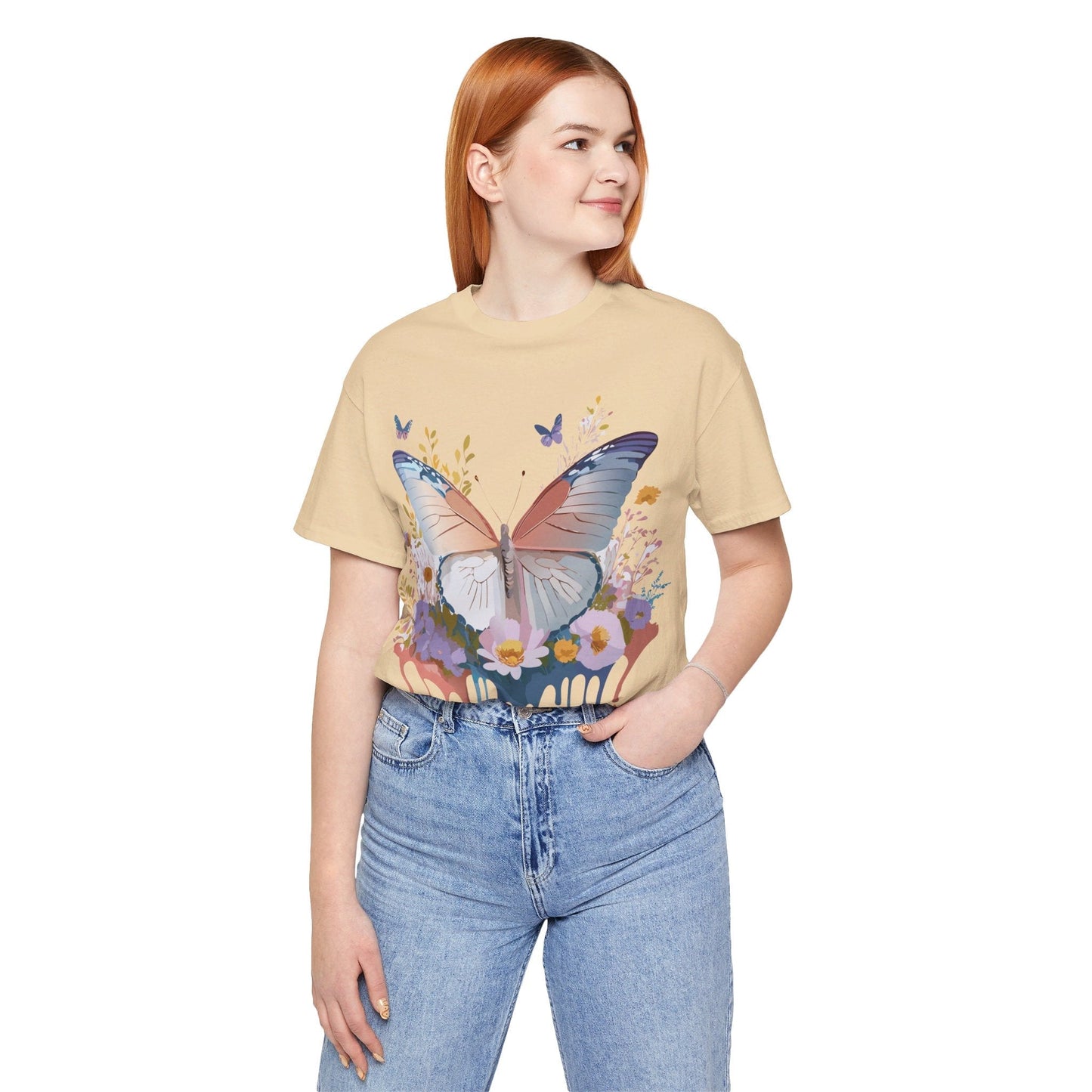 Butterfly Graphic Tee Unisex Vintage Art Design Adelpha Collection